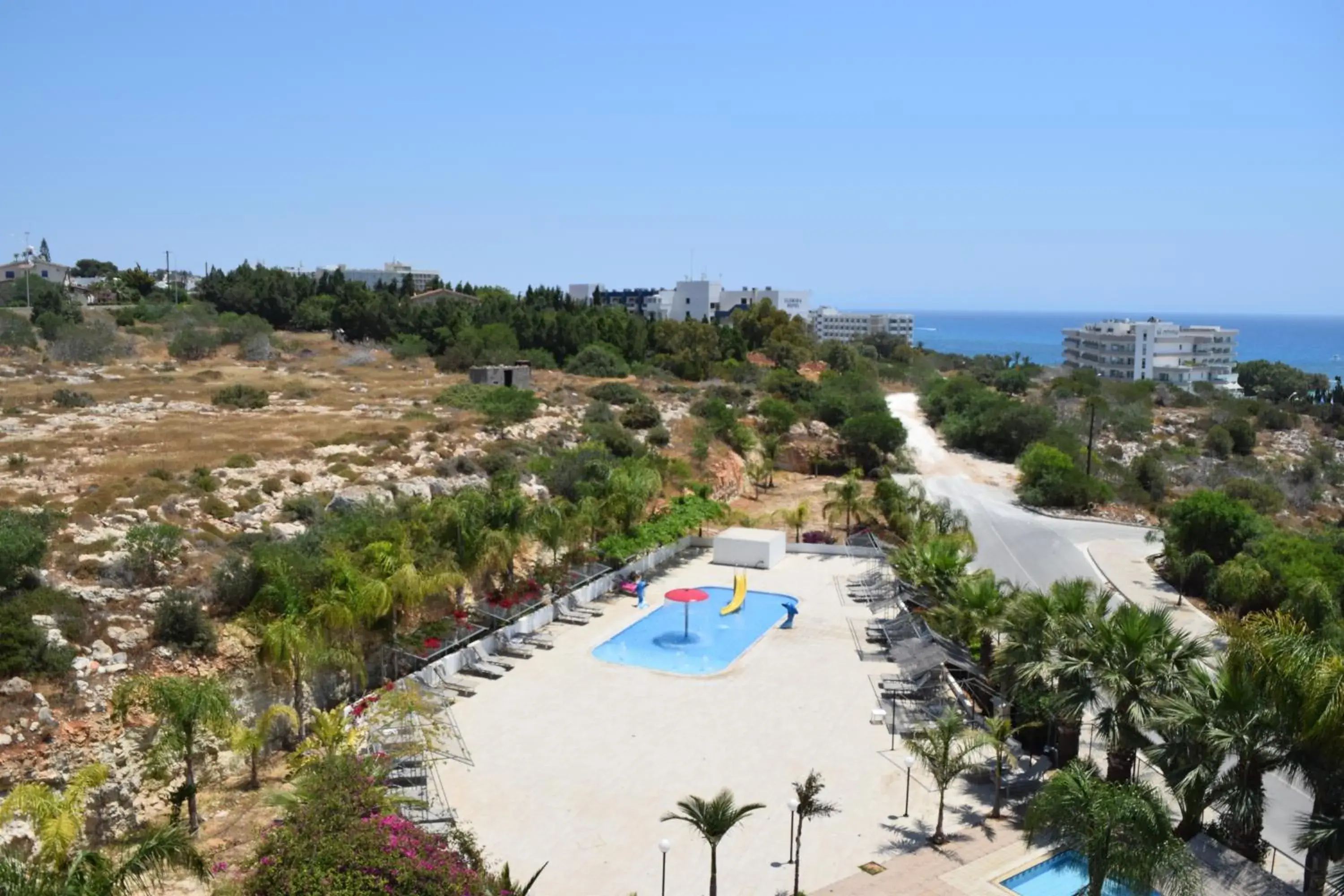 Pool View in Corfu Hotel