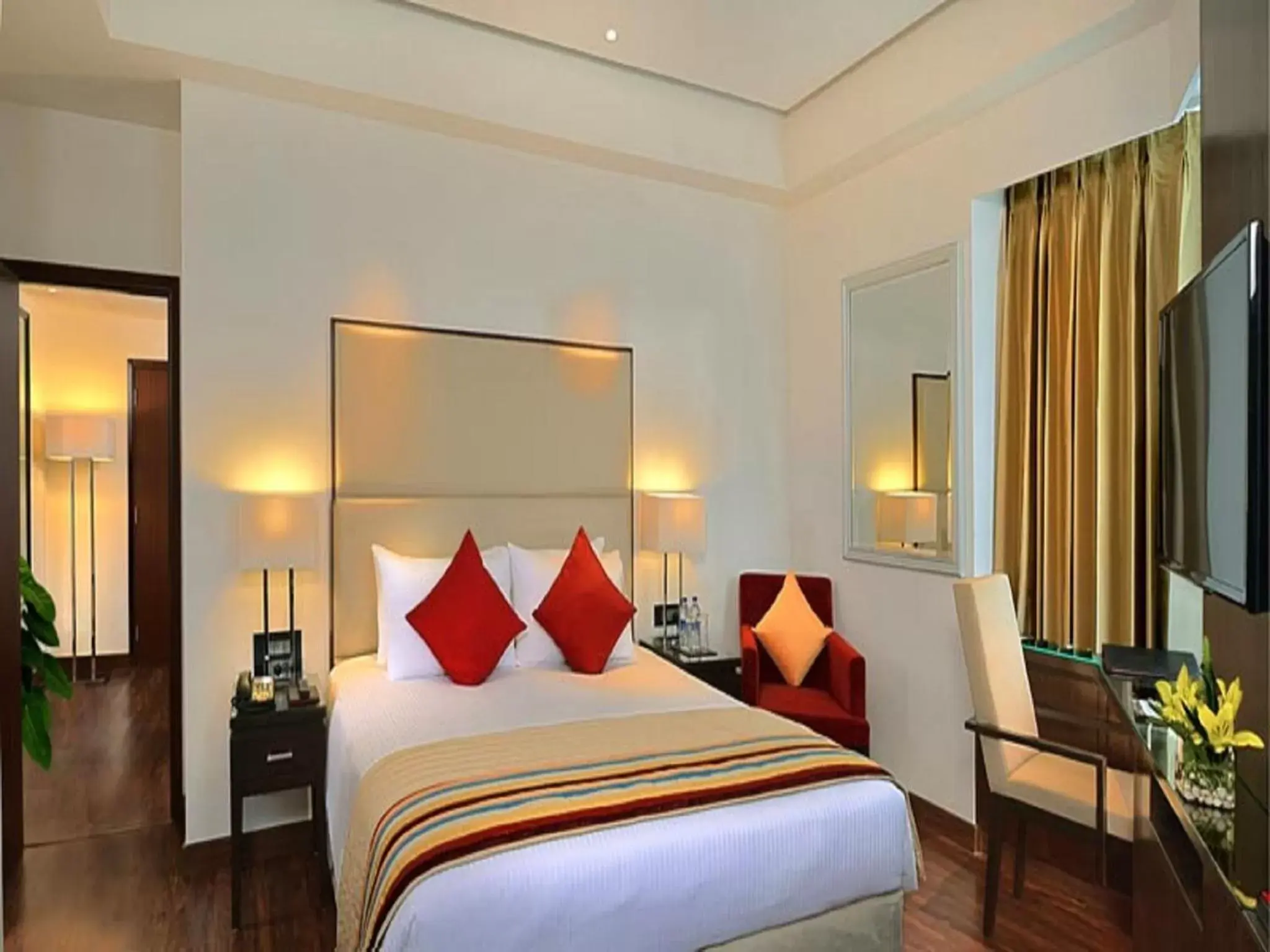 Bedroom, Bed in Park Plaza Chandigarh Zirakpur