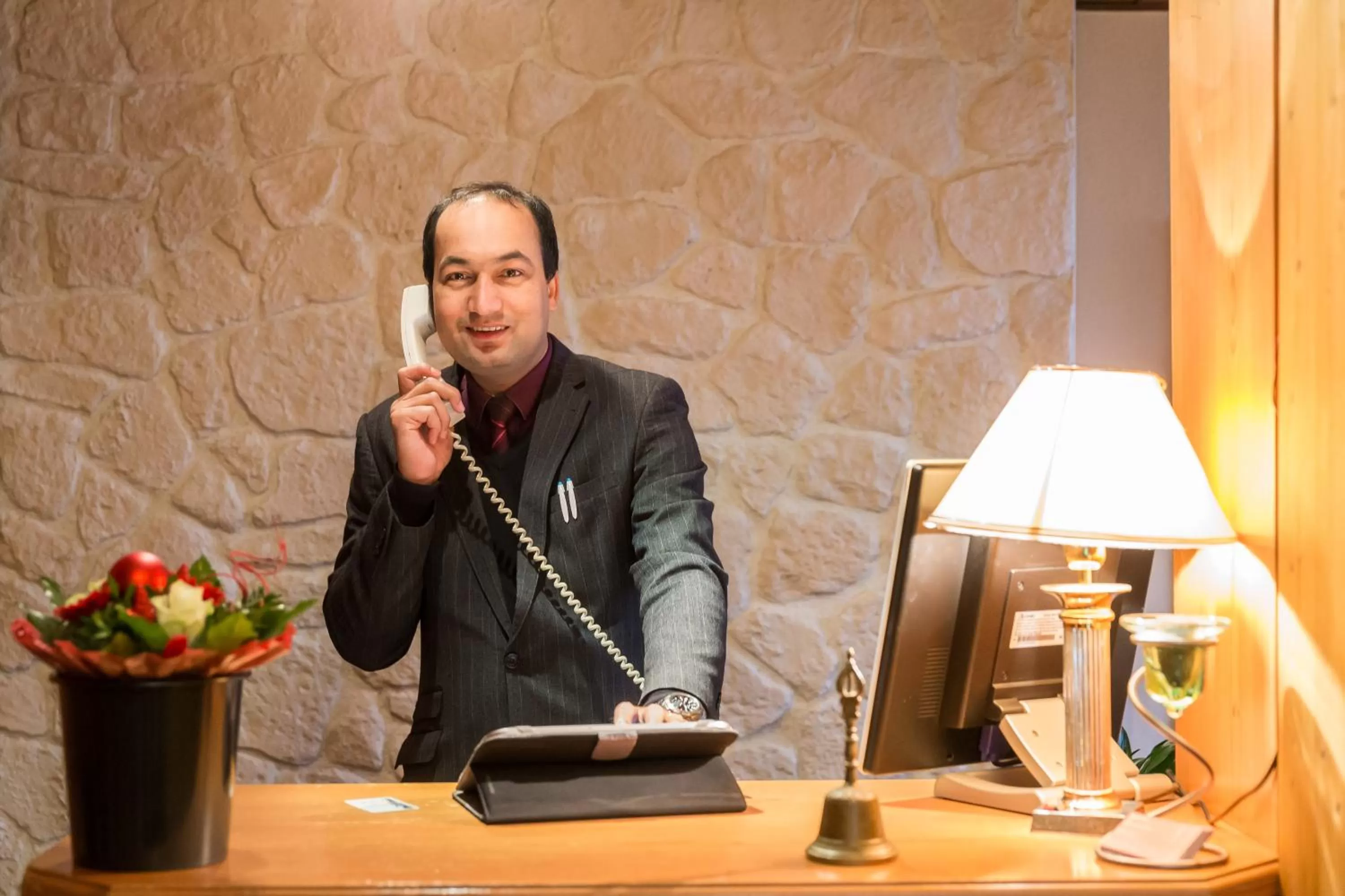 Lobby or reception in Thermen Hotel & Restaurant Bad Soden