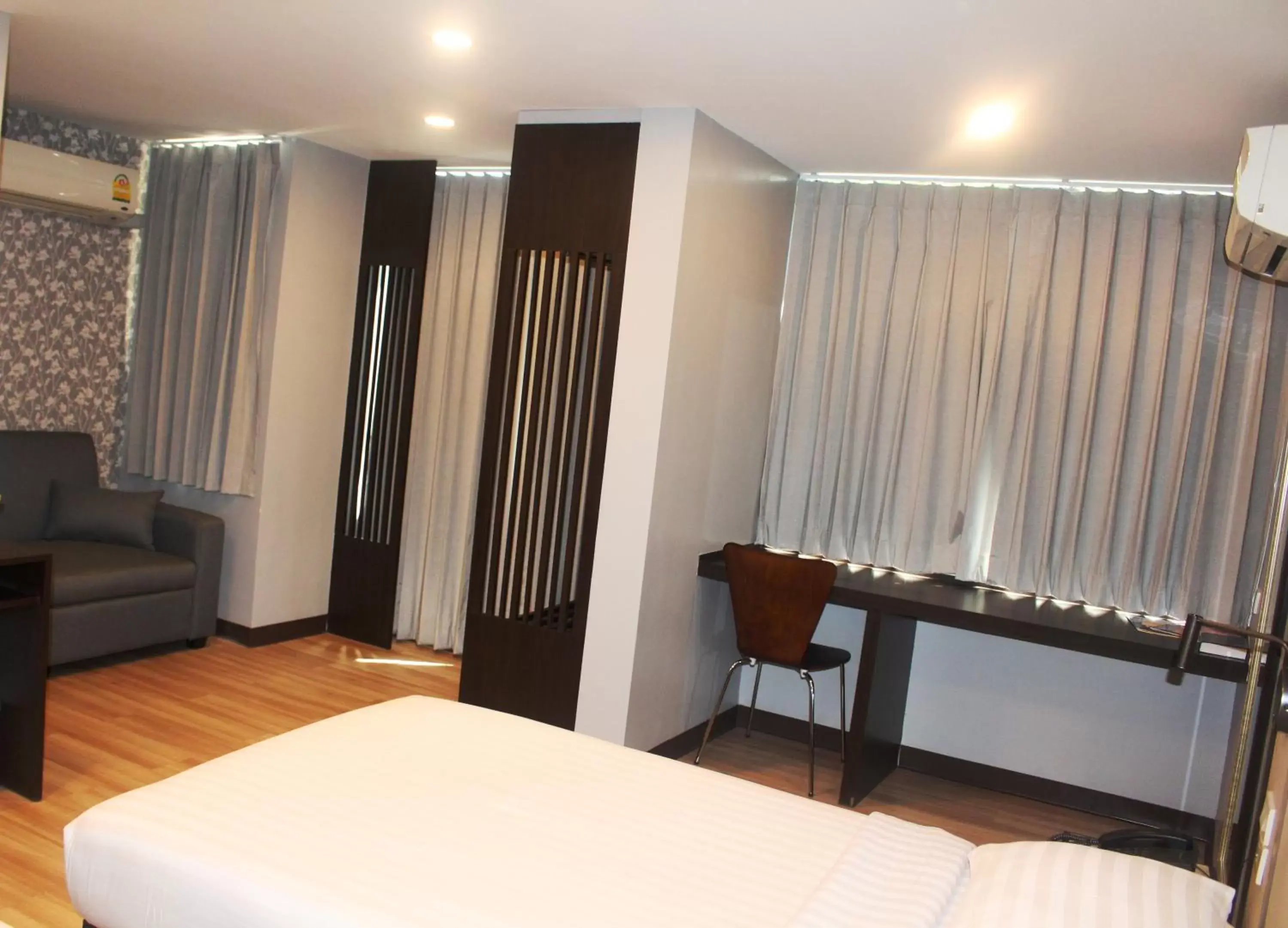 Bed in YWCA Hotel Bangkok