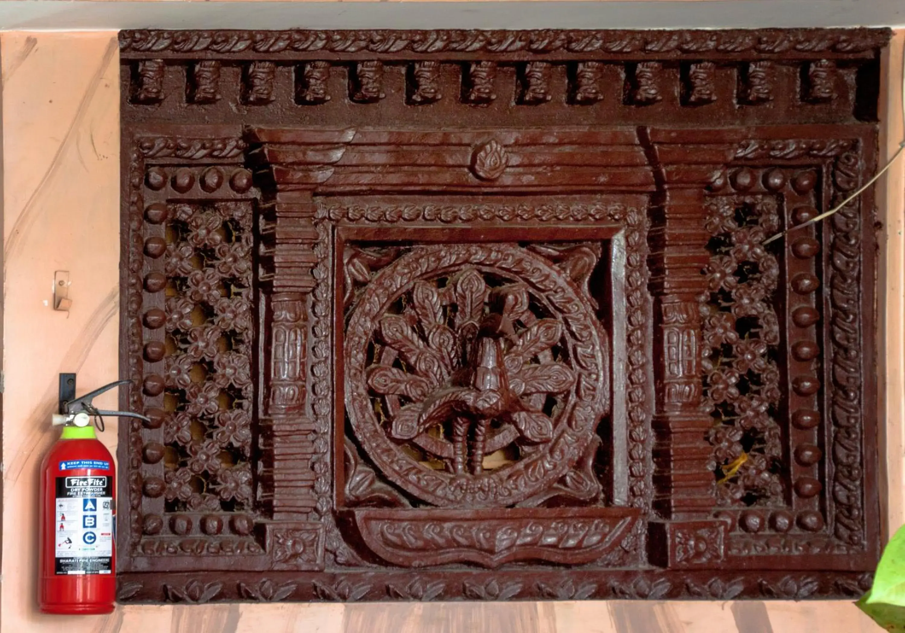 Decorative detail in Hotel Metropolitan Kantipur