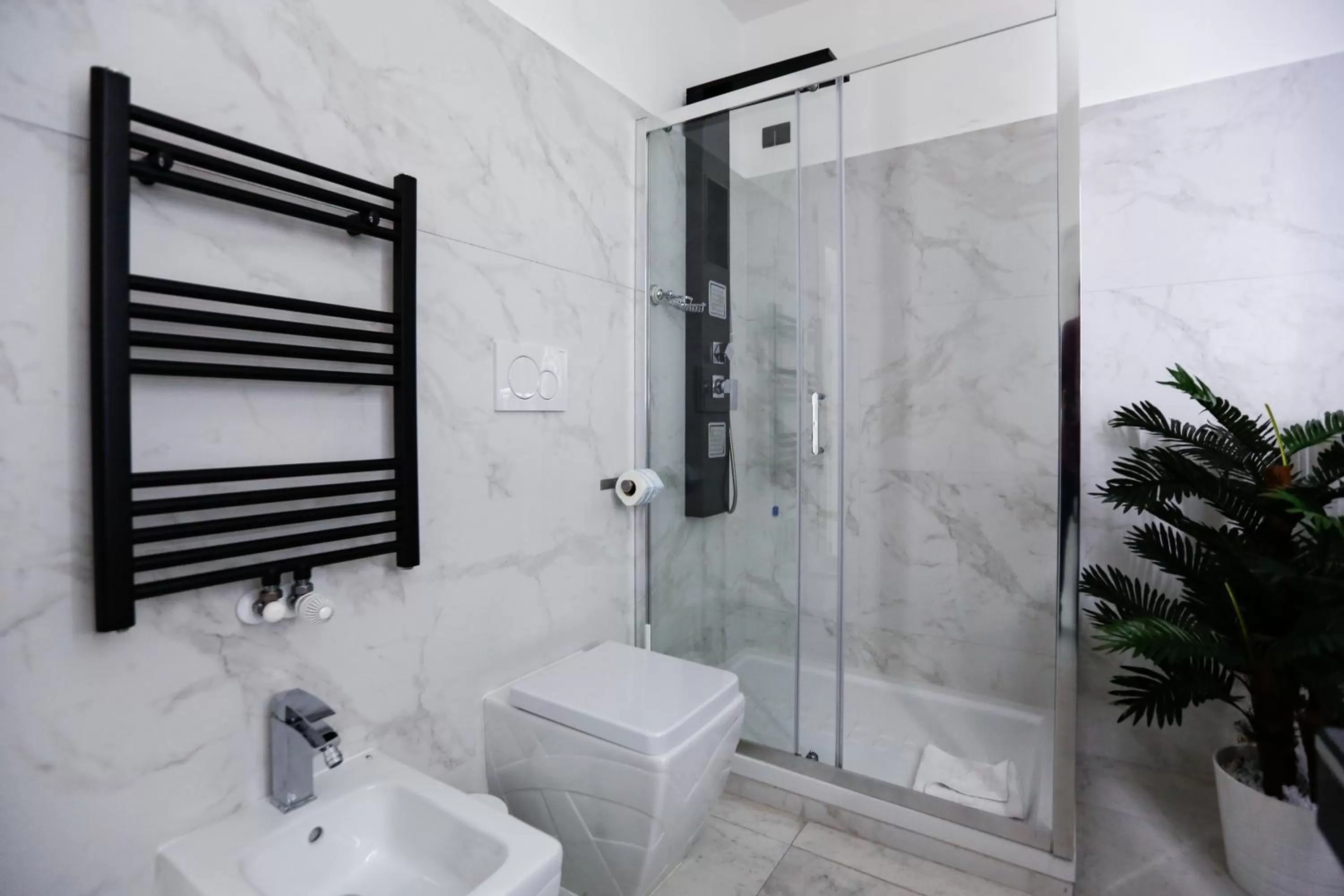 Shower in Escape Luxury Suite - CA Domus Collection