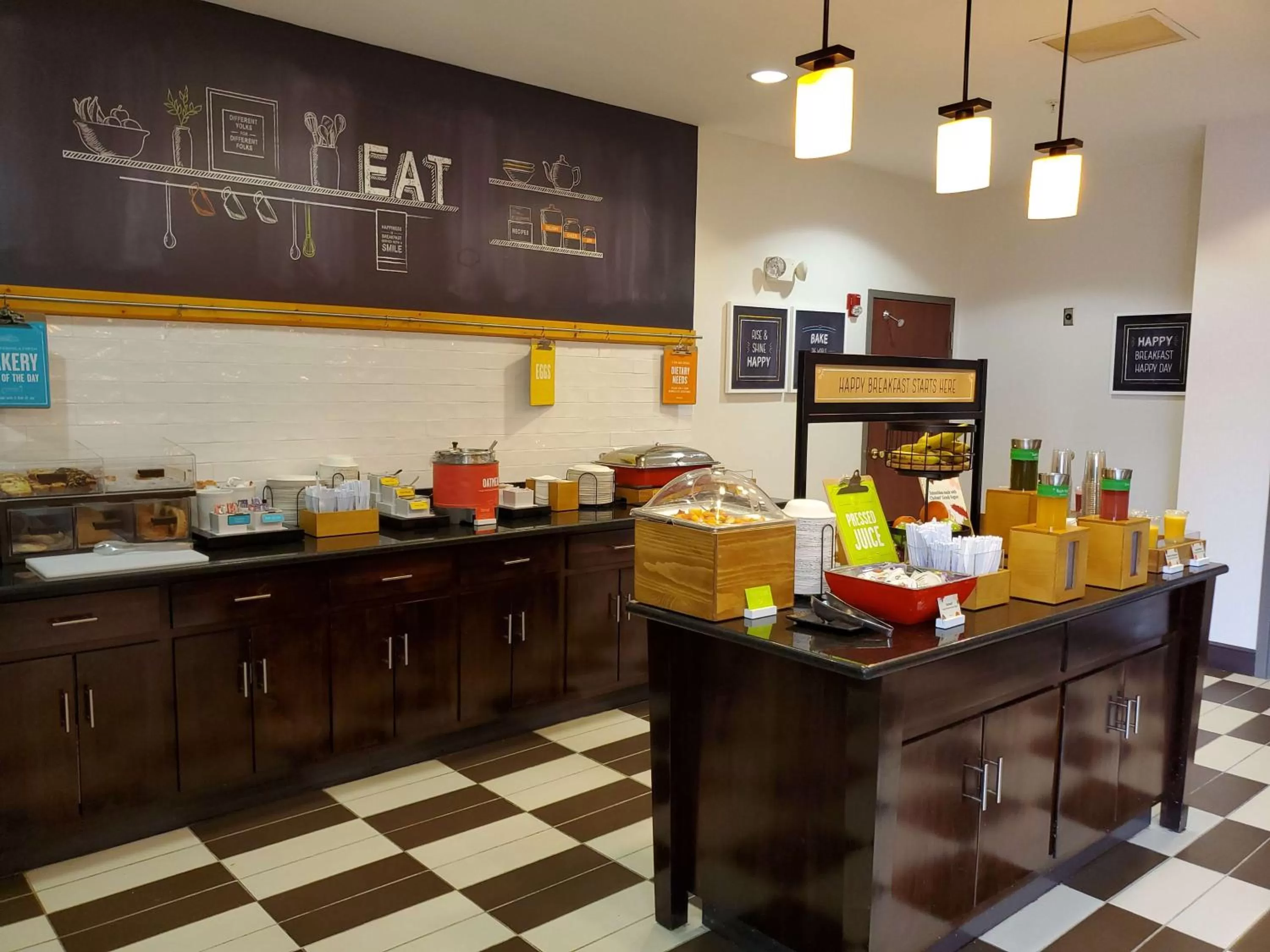 Breakfast in Hampton Inn Stow