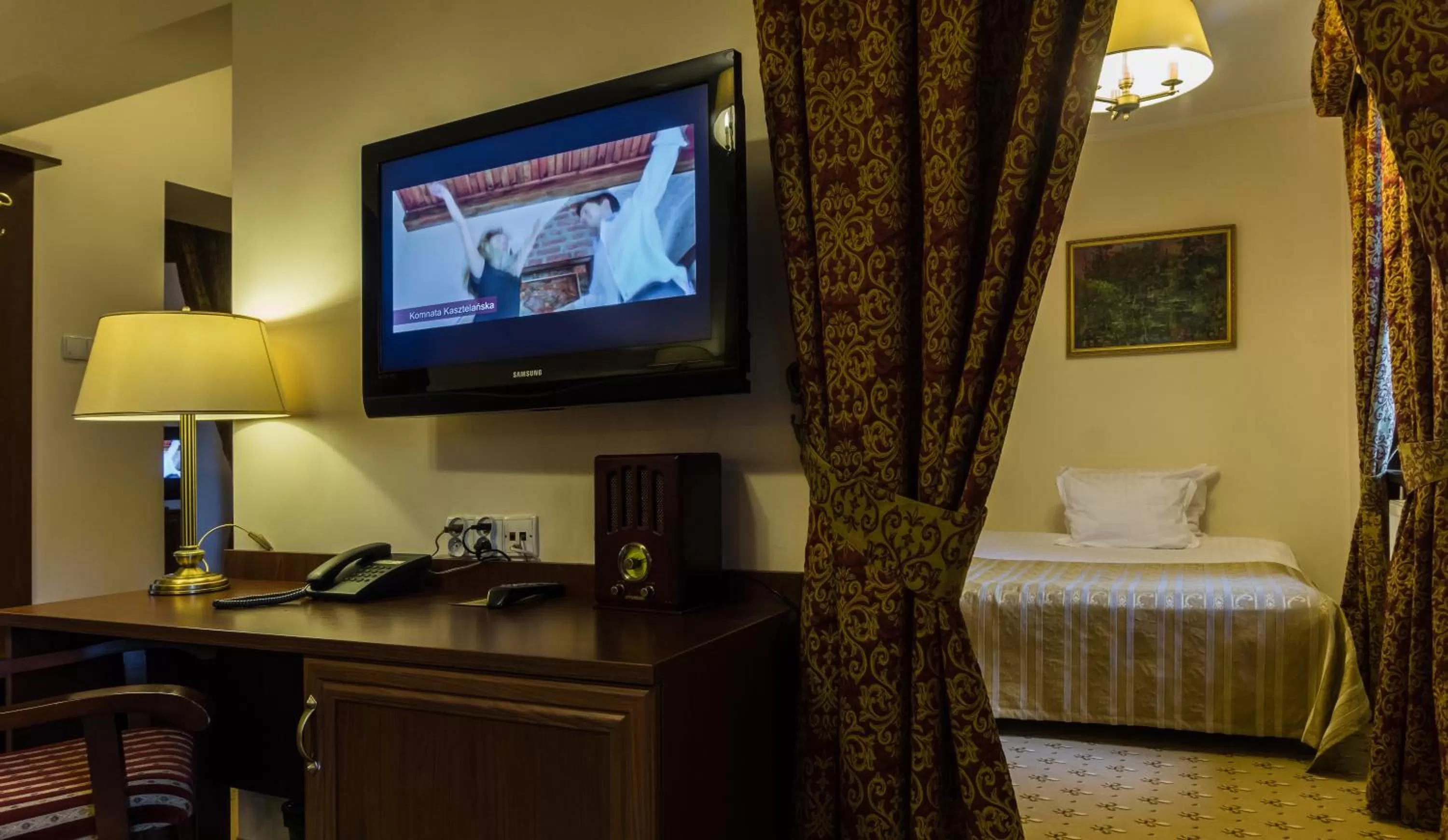 Decorative detail, Bed in Zamek Gniew - Pałac Marysieńki