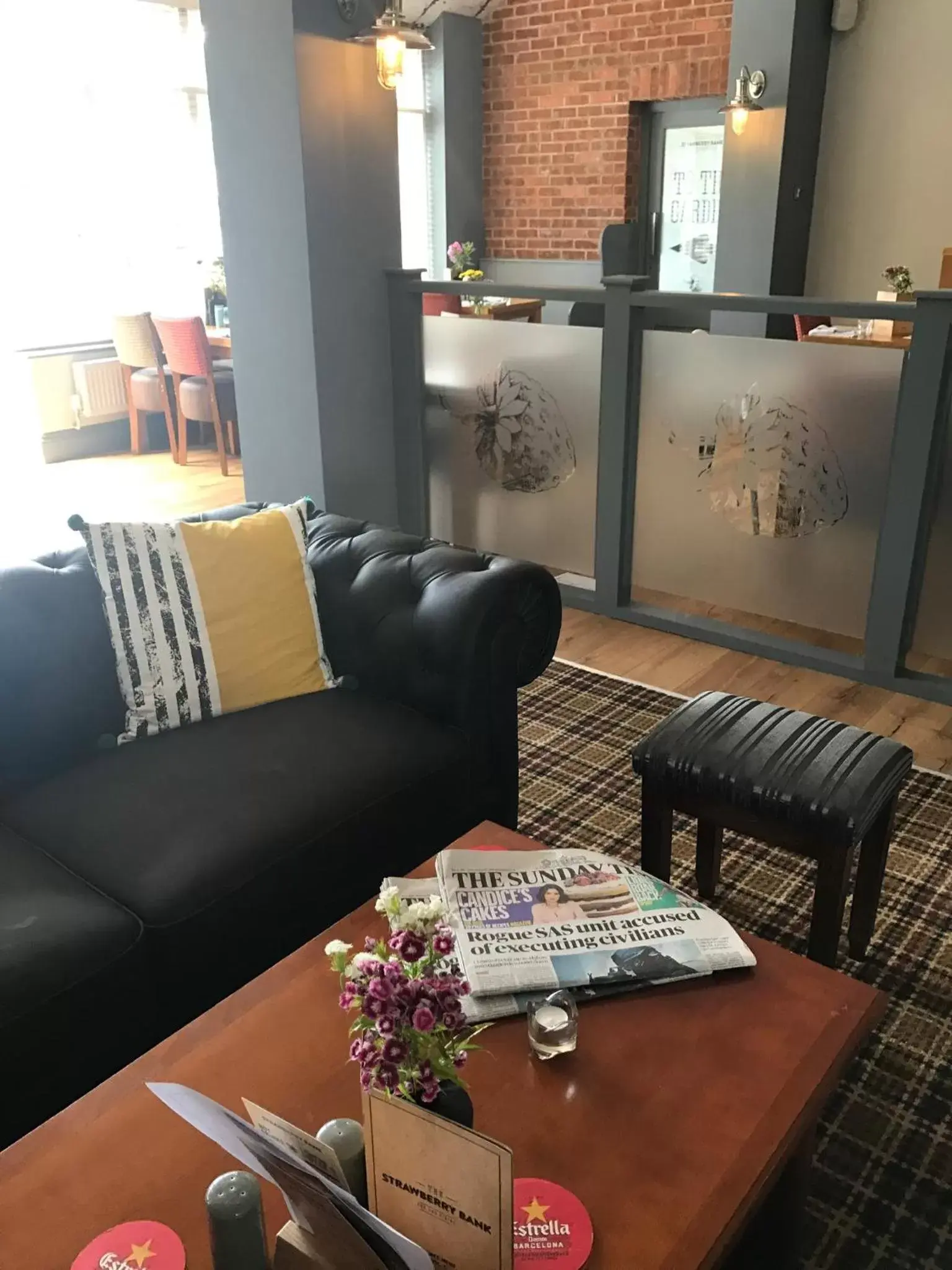 Seating Area in Strawberry Bank Hotel, NEC