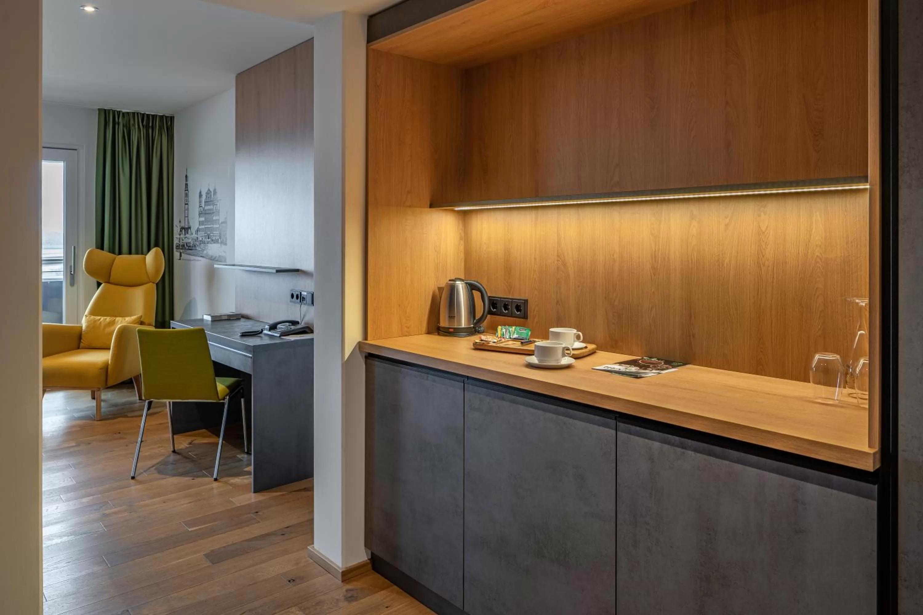 Coffee/tea facilities in Augsburg Hotel Sonnenhof