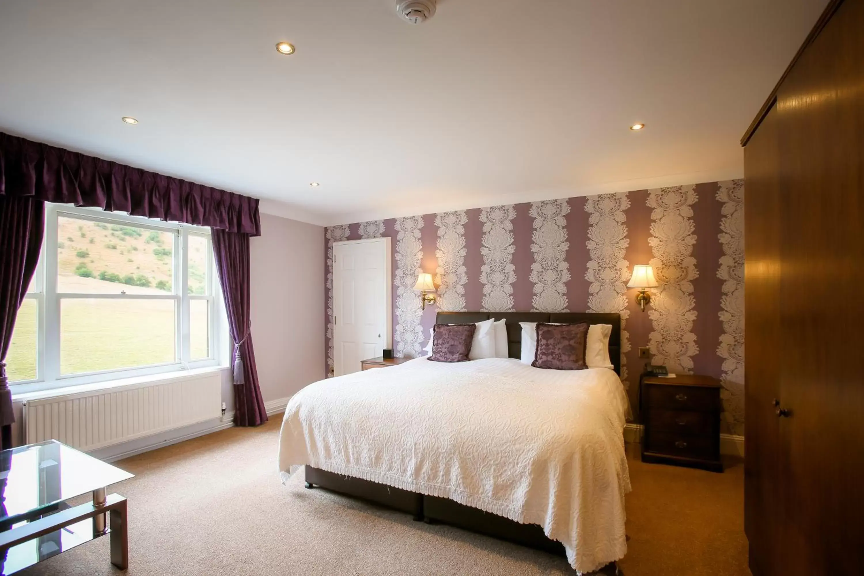 Bedroom, Bed in The Izaak Walton Country House Hotel