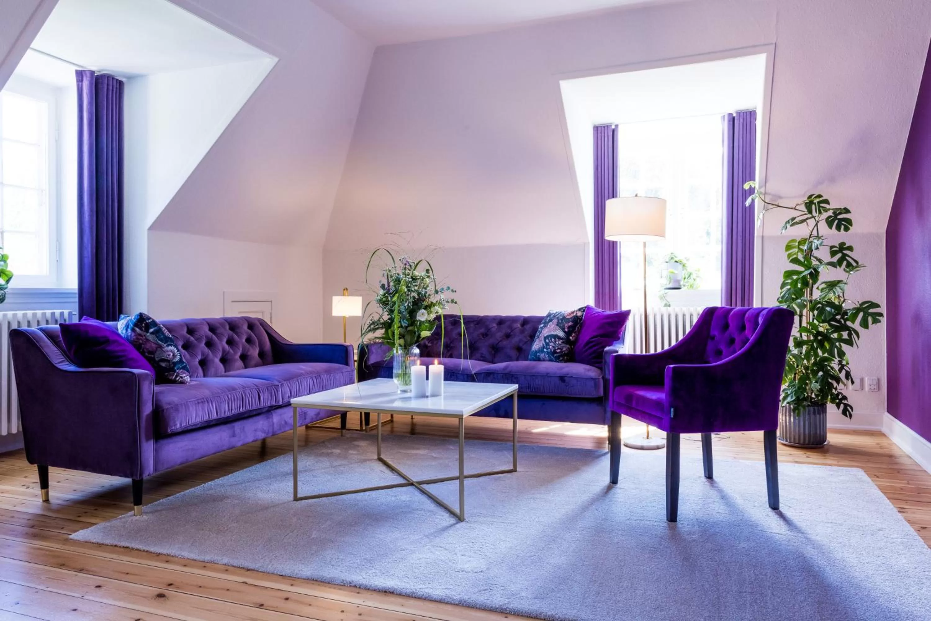 Seating area in Gem Suites Holiday Apartments