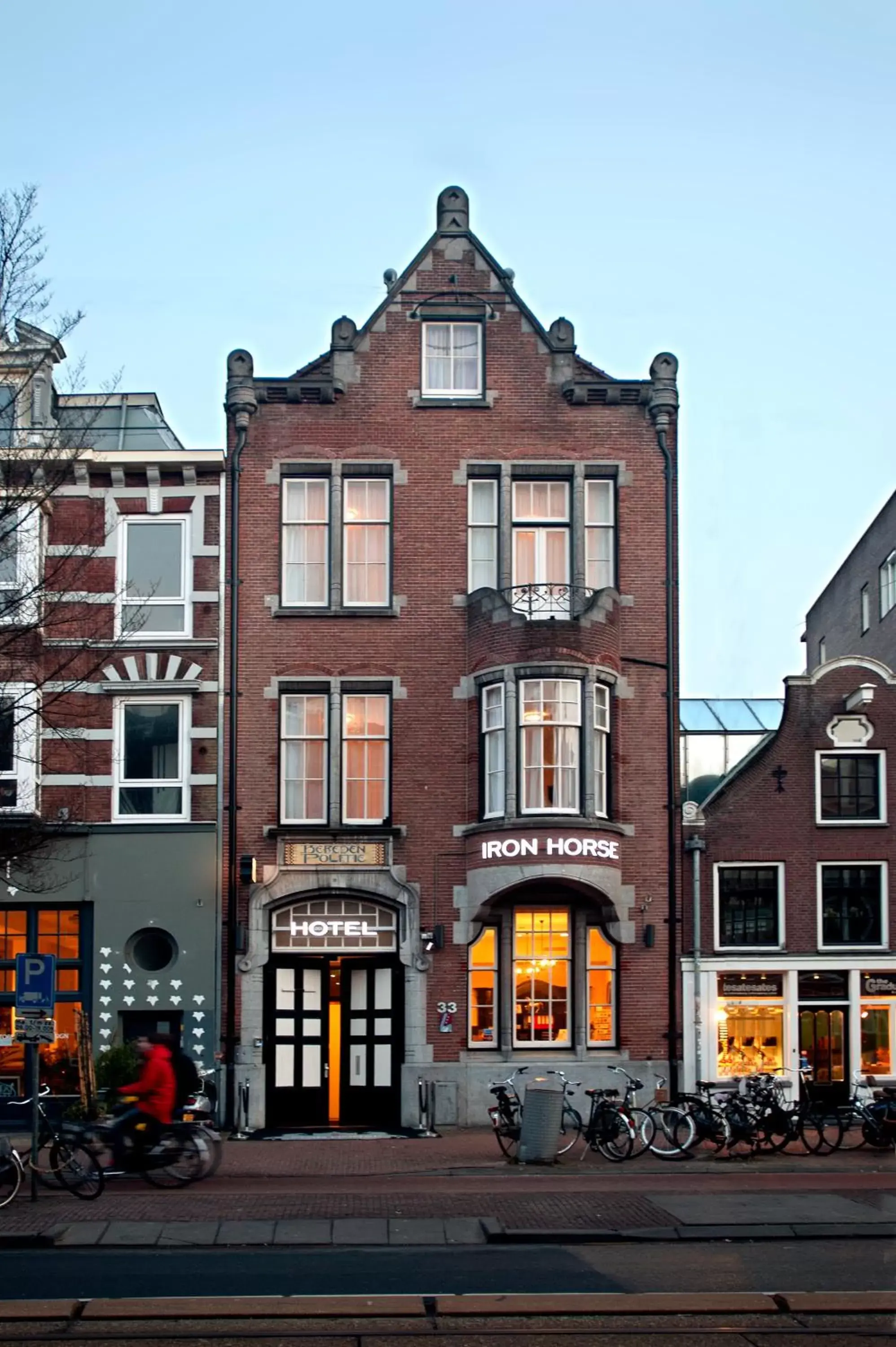 Facade/entrance, Property Building in Hotel Iron Horse Amsterdam
