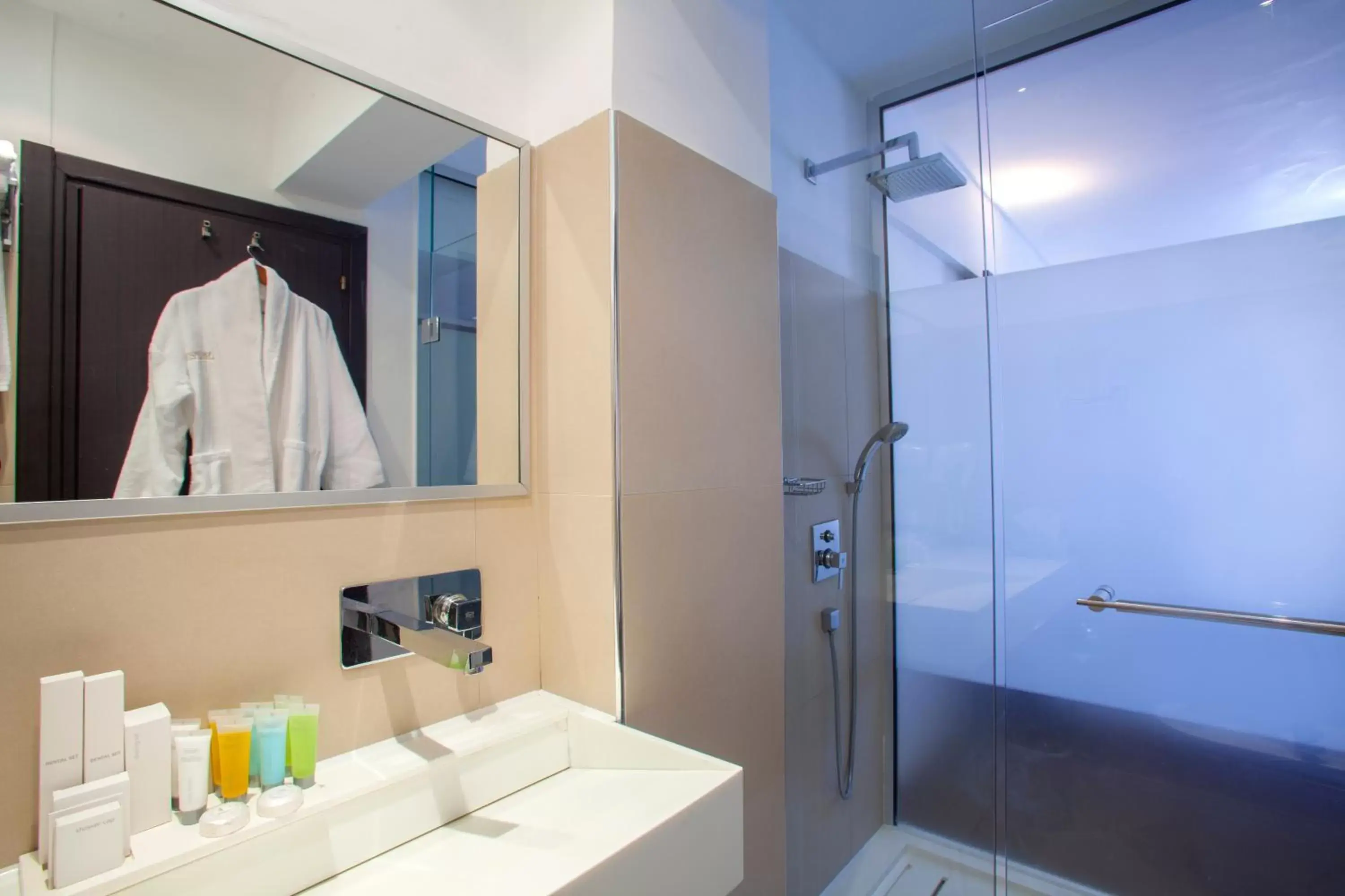 Shower, Bathroom in Amorgos Boutique Hotel