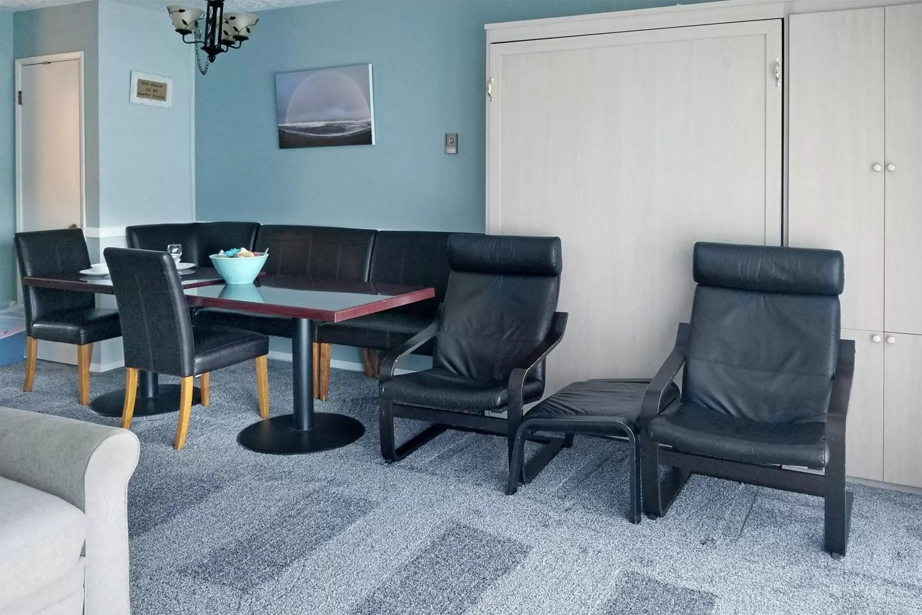 Living room, Seating Area in Ocean Terrace Condominiums