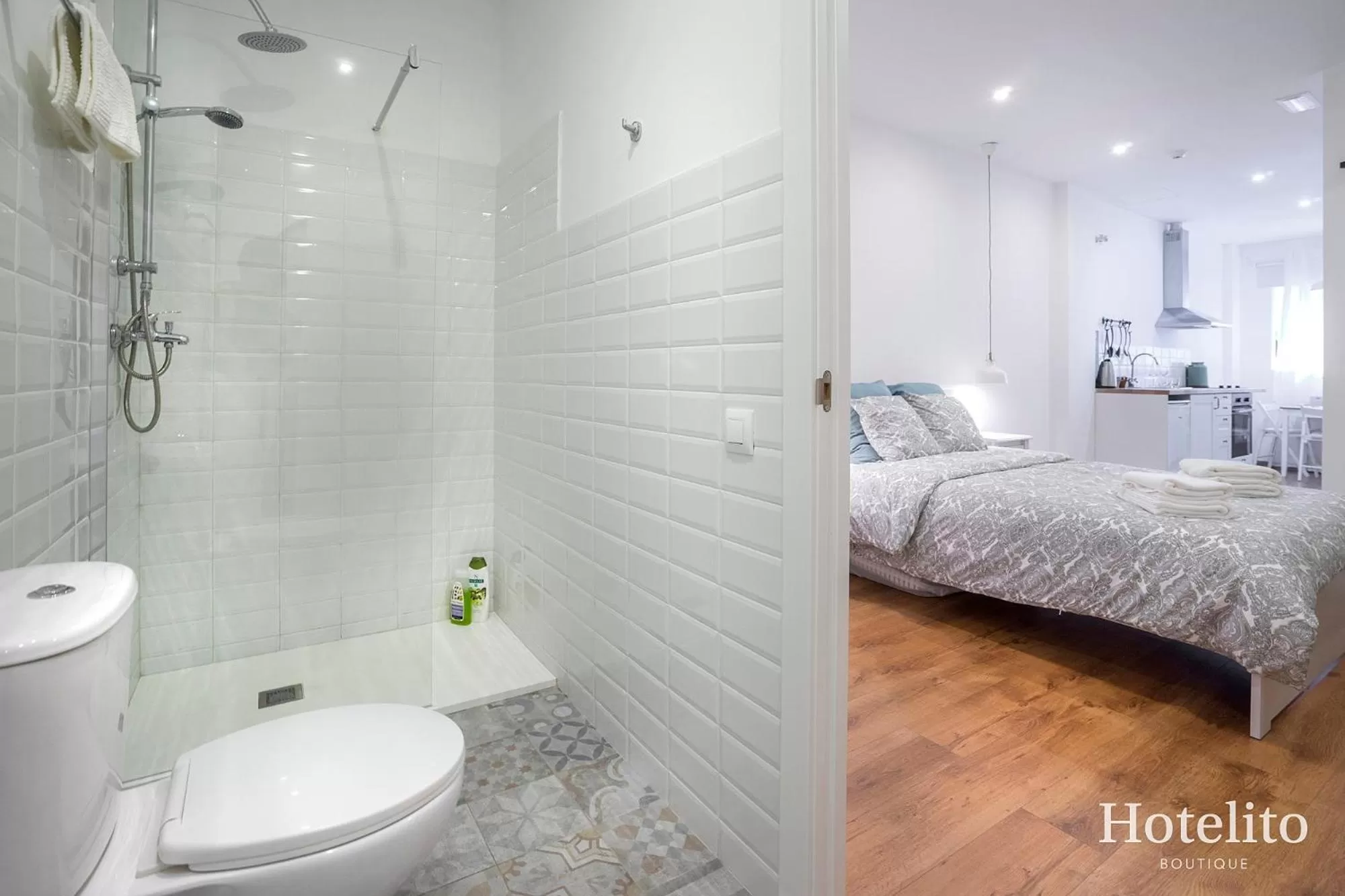 Bed in Hotelito Boutique Camp Nou