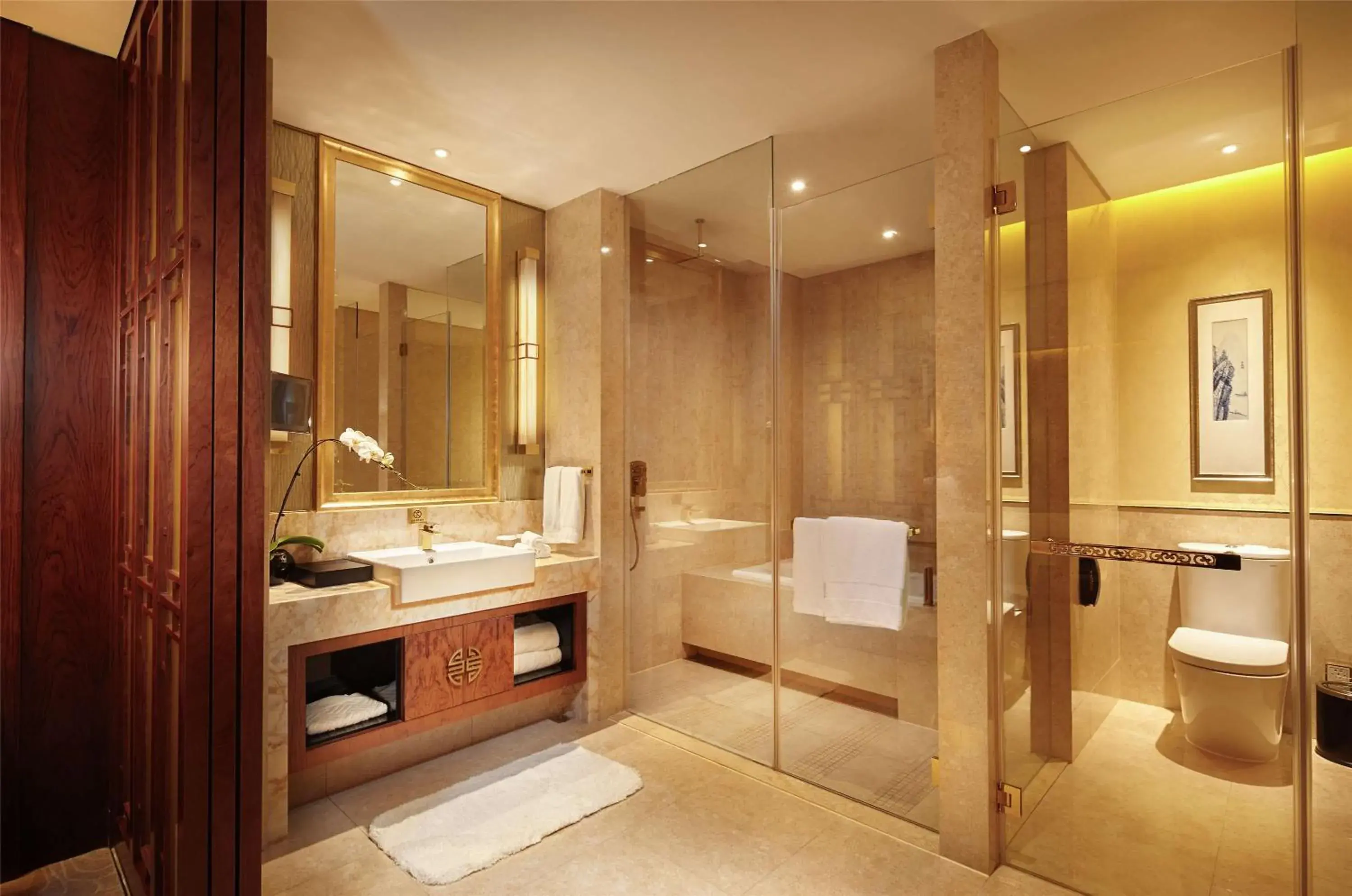 Bathroom in Hilton Tianjin Eco City
