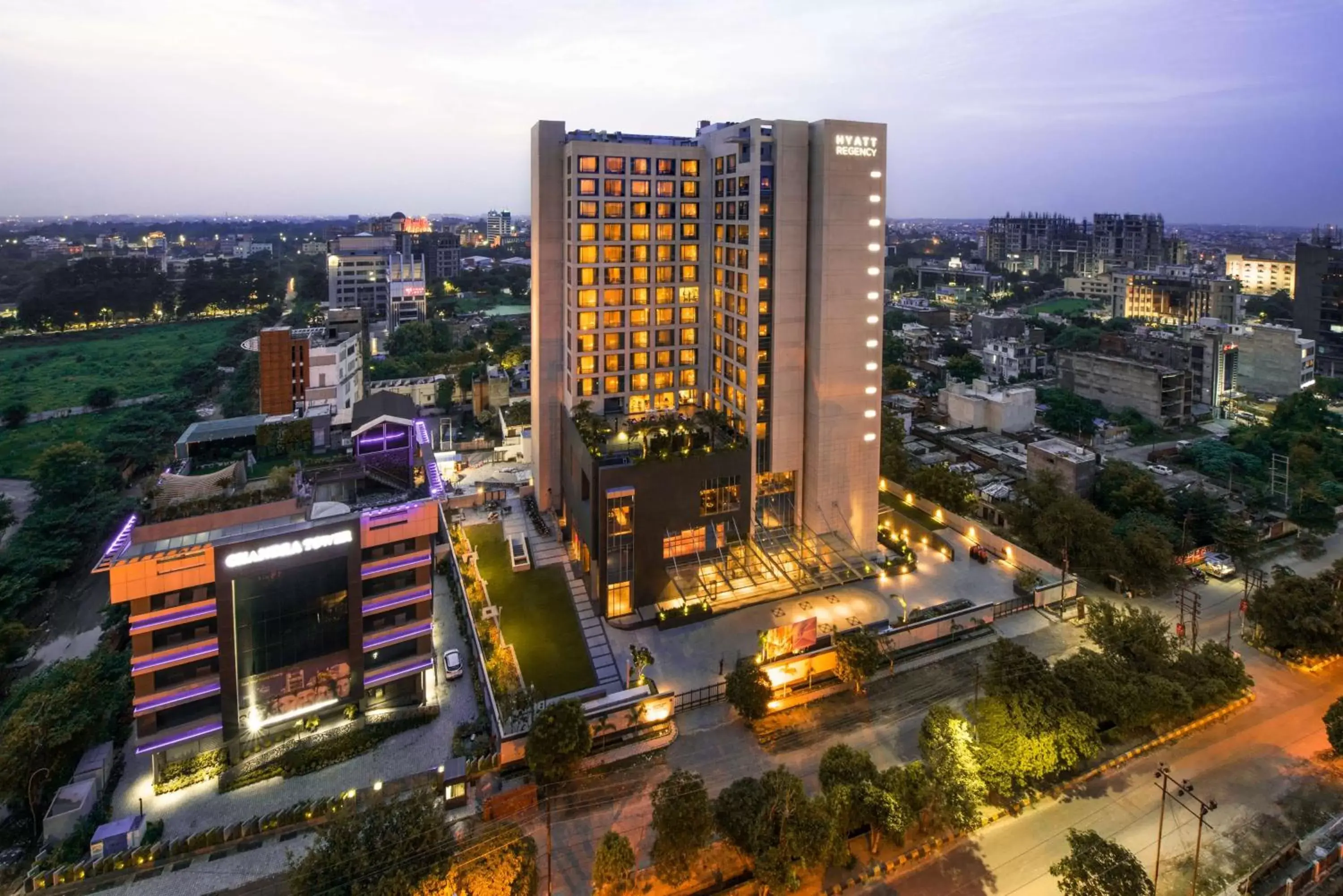 Property building, Bird's-eye View in Hyatt Regency Lucknow Gomti Nagar