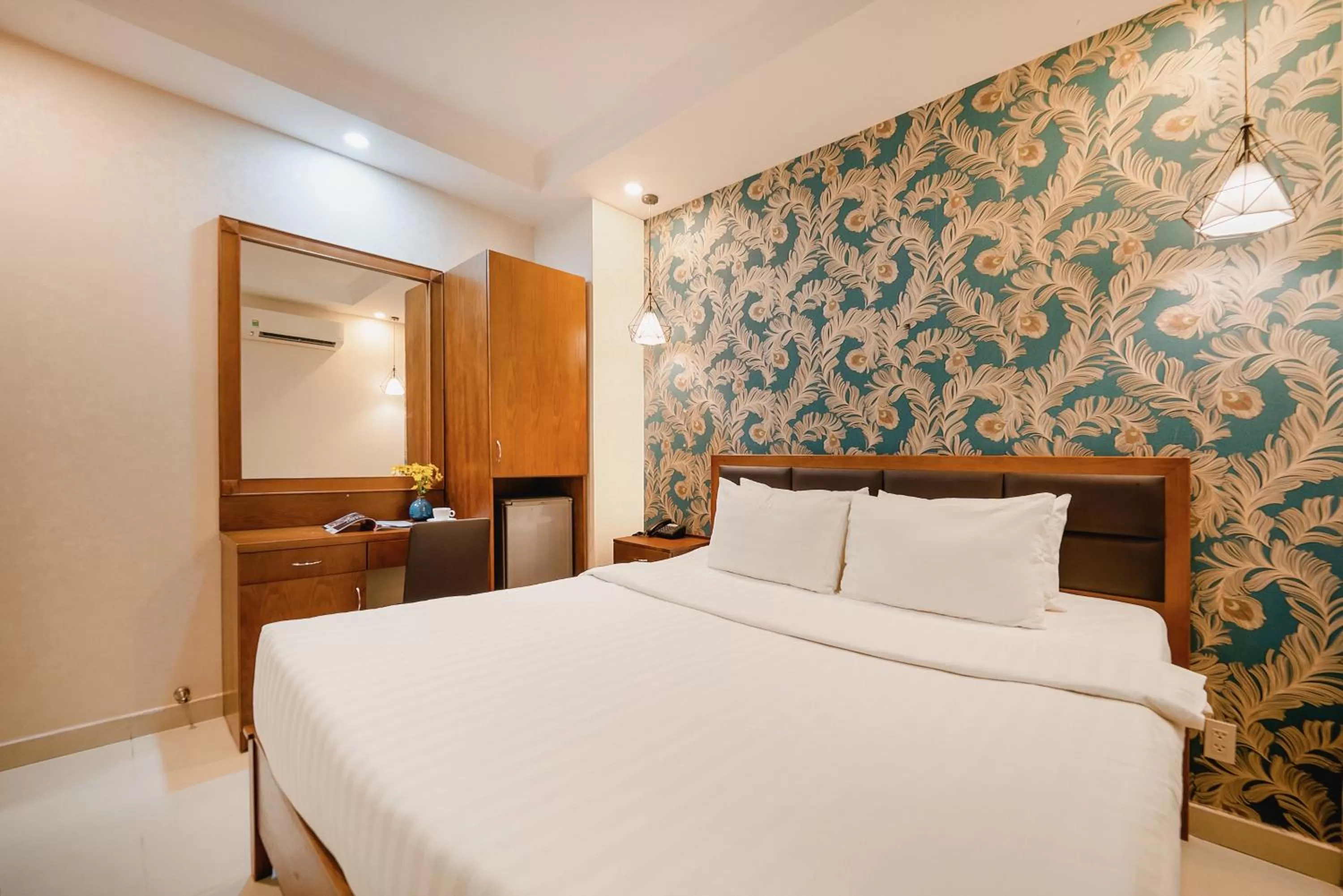 Bed in Tuong Vy Ben Thanh Hotel