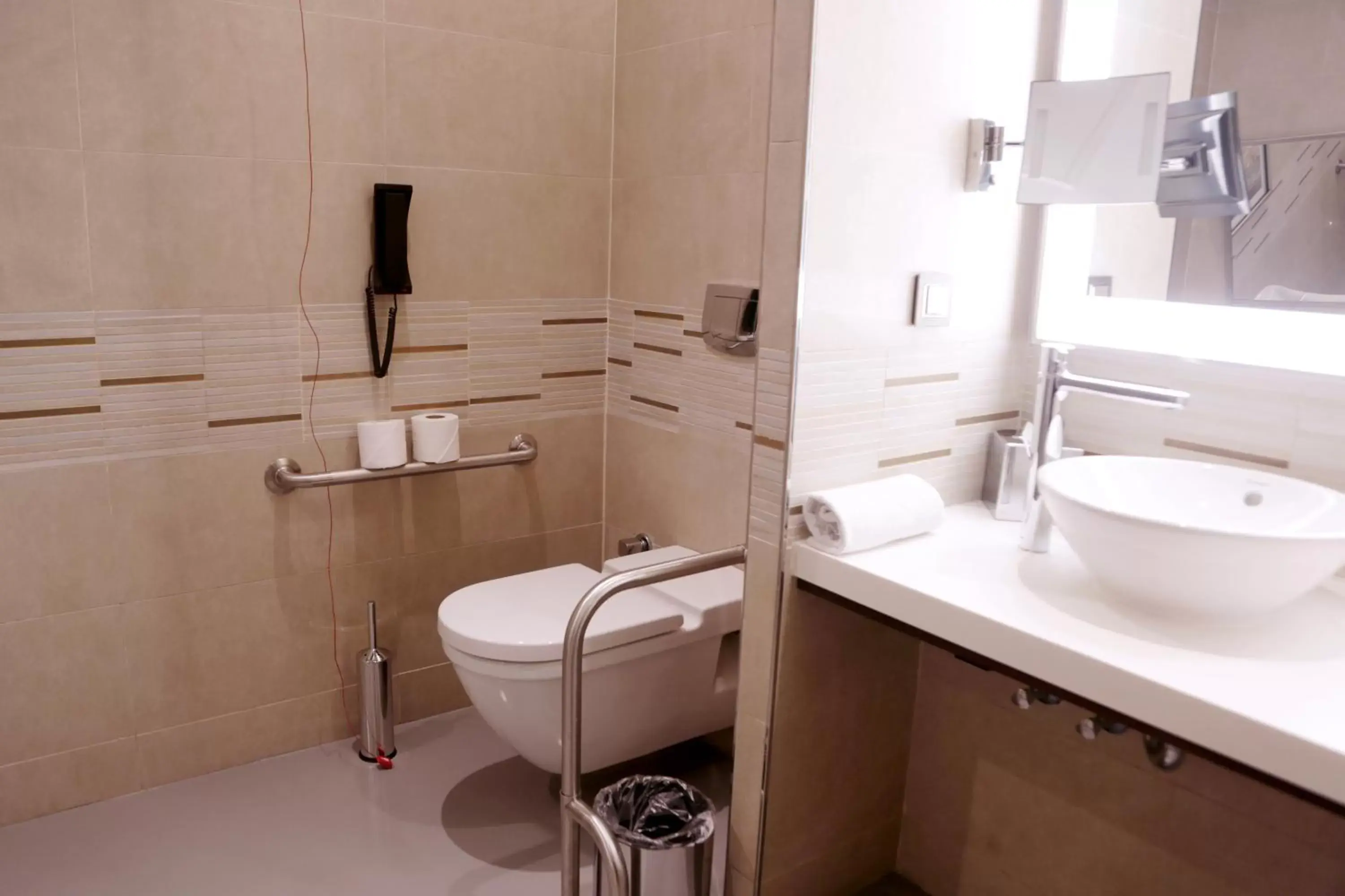 Facility for disabled guests, Bathroom in Doubletree by Hilton Istanbul Umraniye