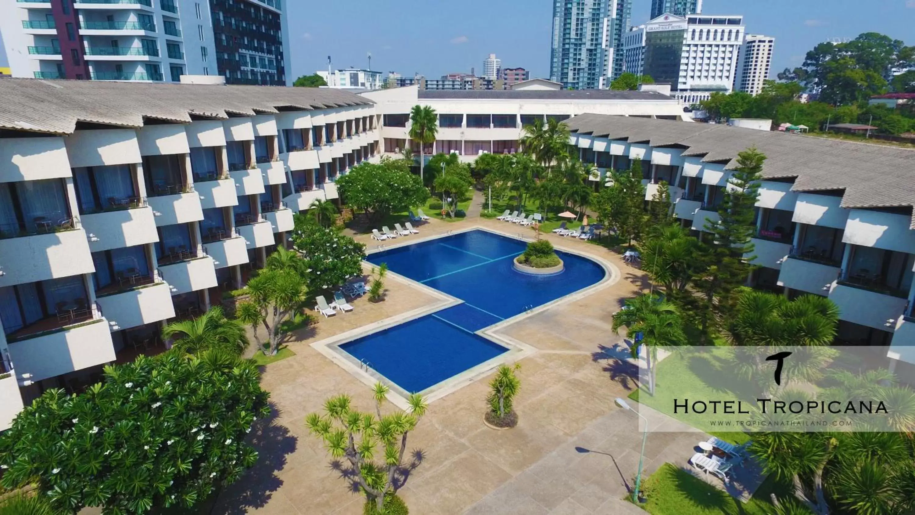 Day, Bird's-eye View in Hotel Tropicana Pattaya - SHA Extra Plus