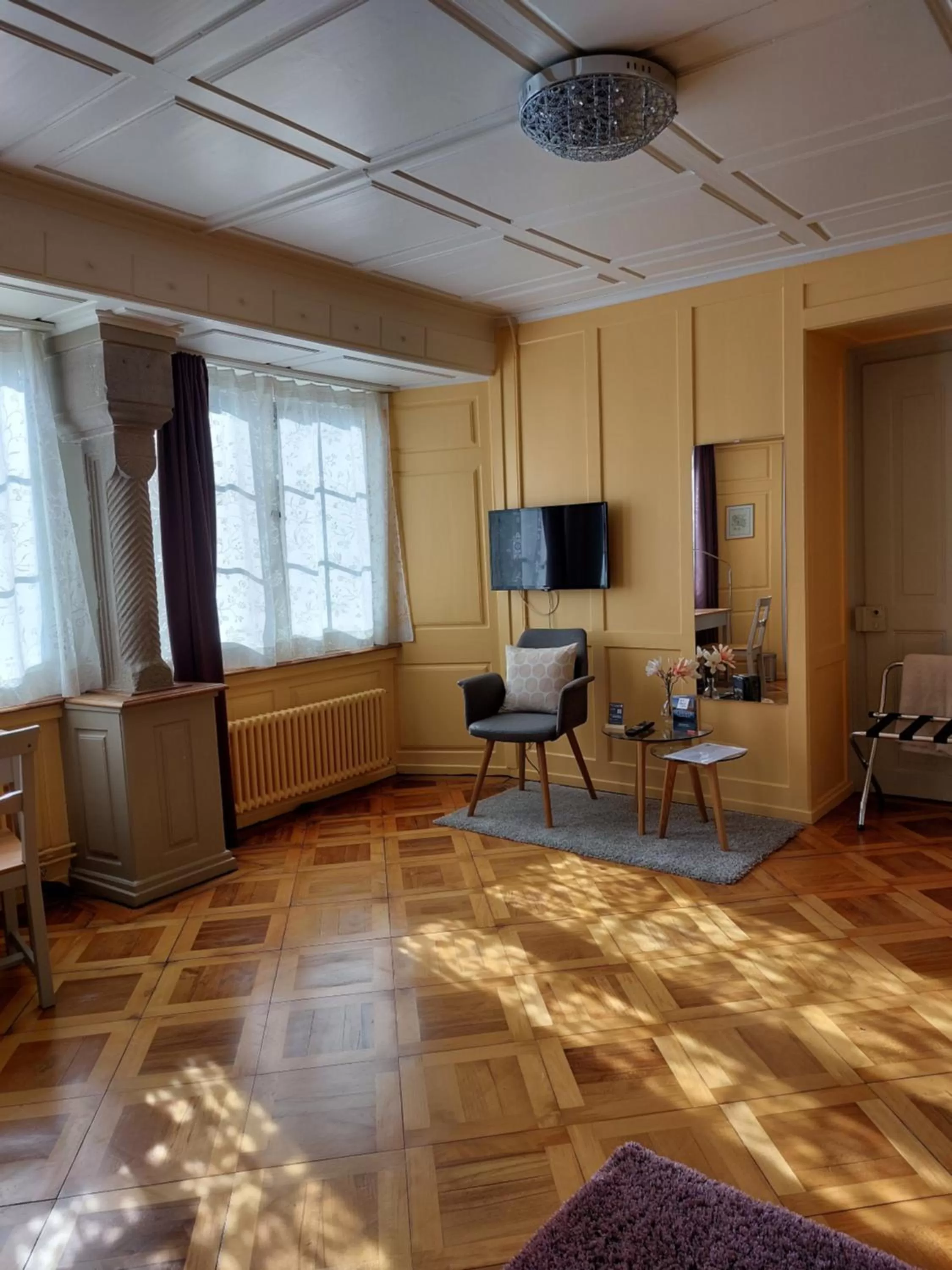 TV and multimedia, Seating Area in BnB Elsenerhaus