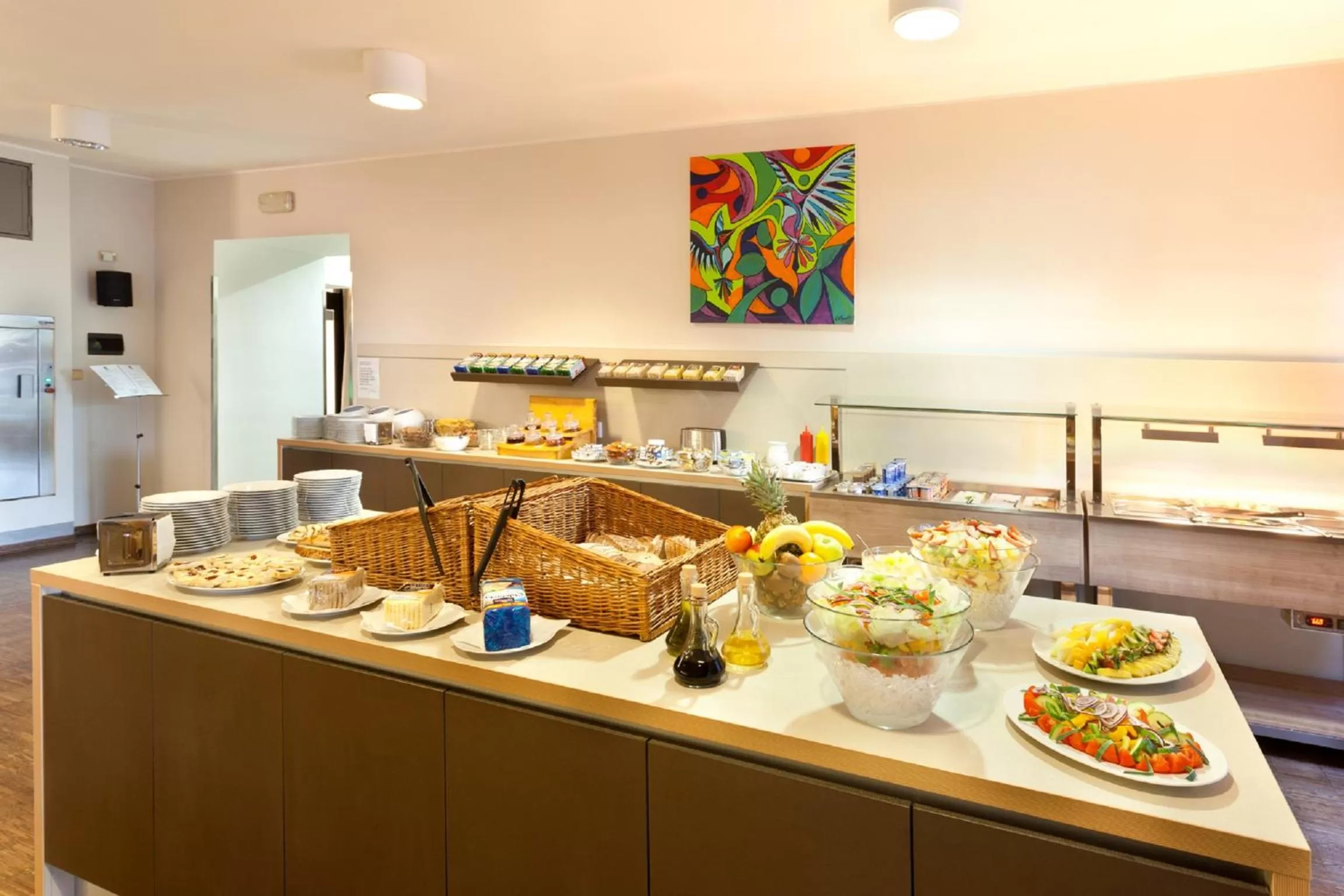 Buffet breakfast in Akcent hotel