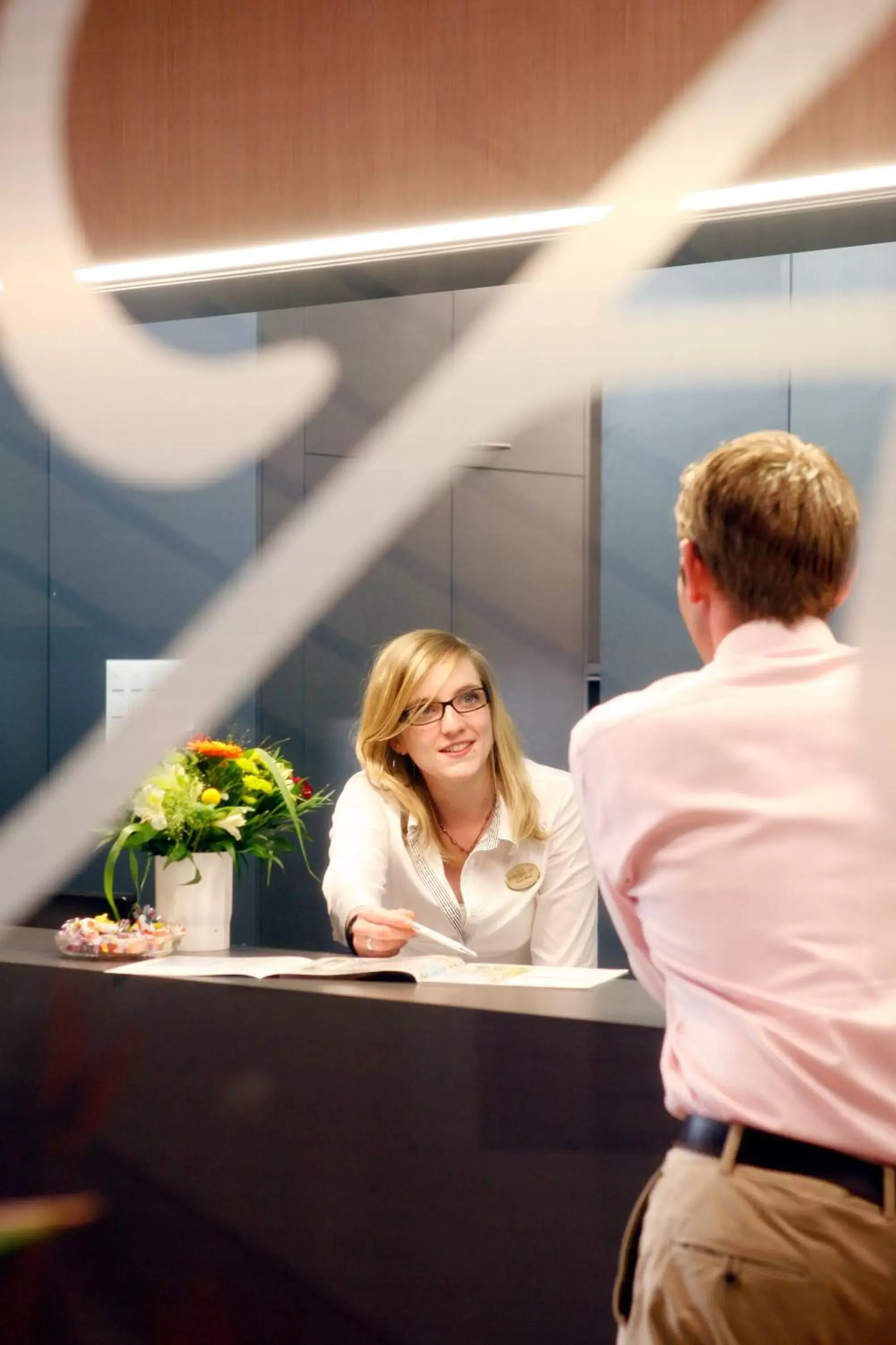 Staff in Ambassador Self Check-in Hotel