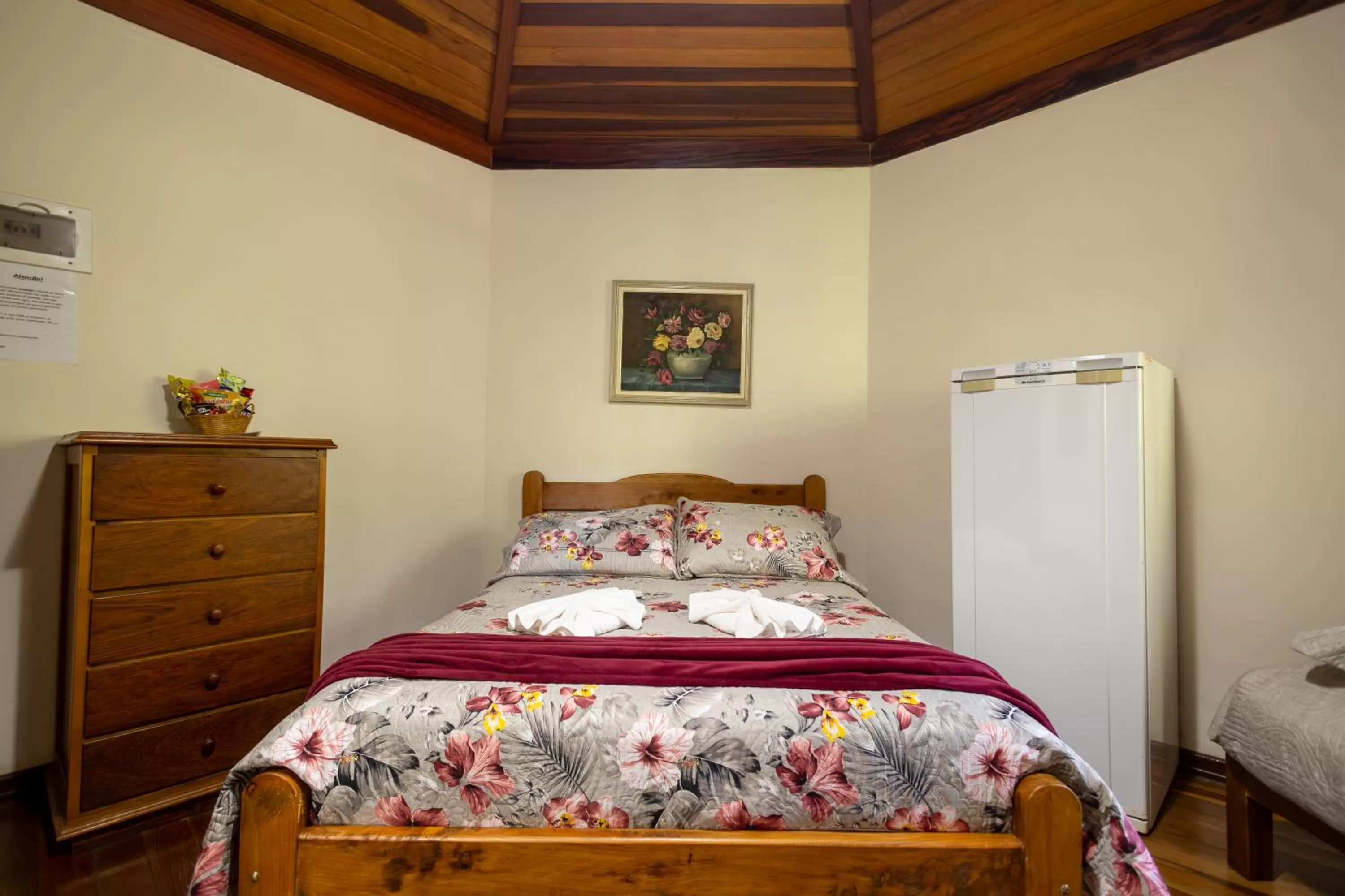 Bed in Pousada 3 Pinheiros