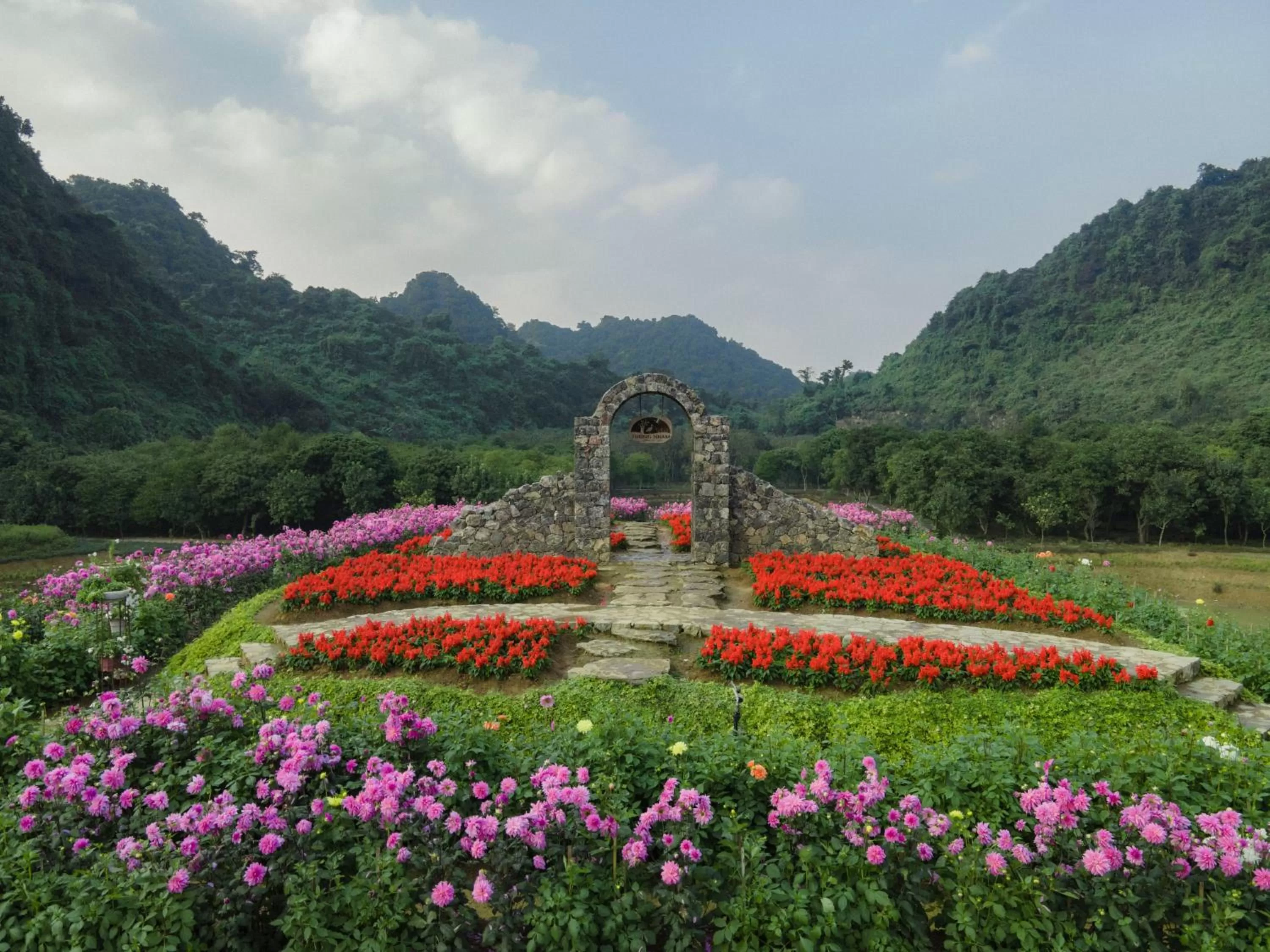 Natural landscape in Thung Nham Resort