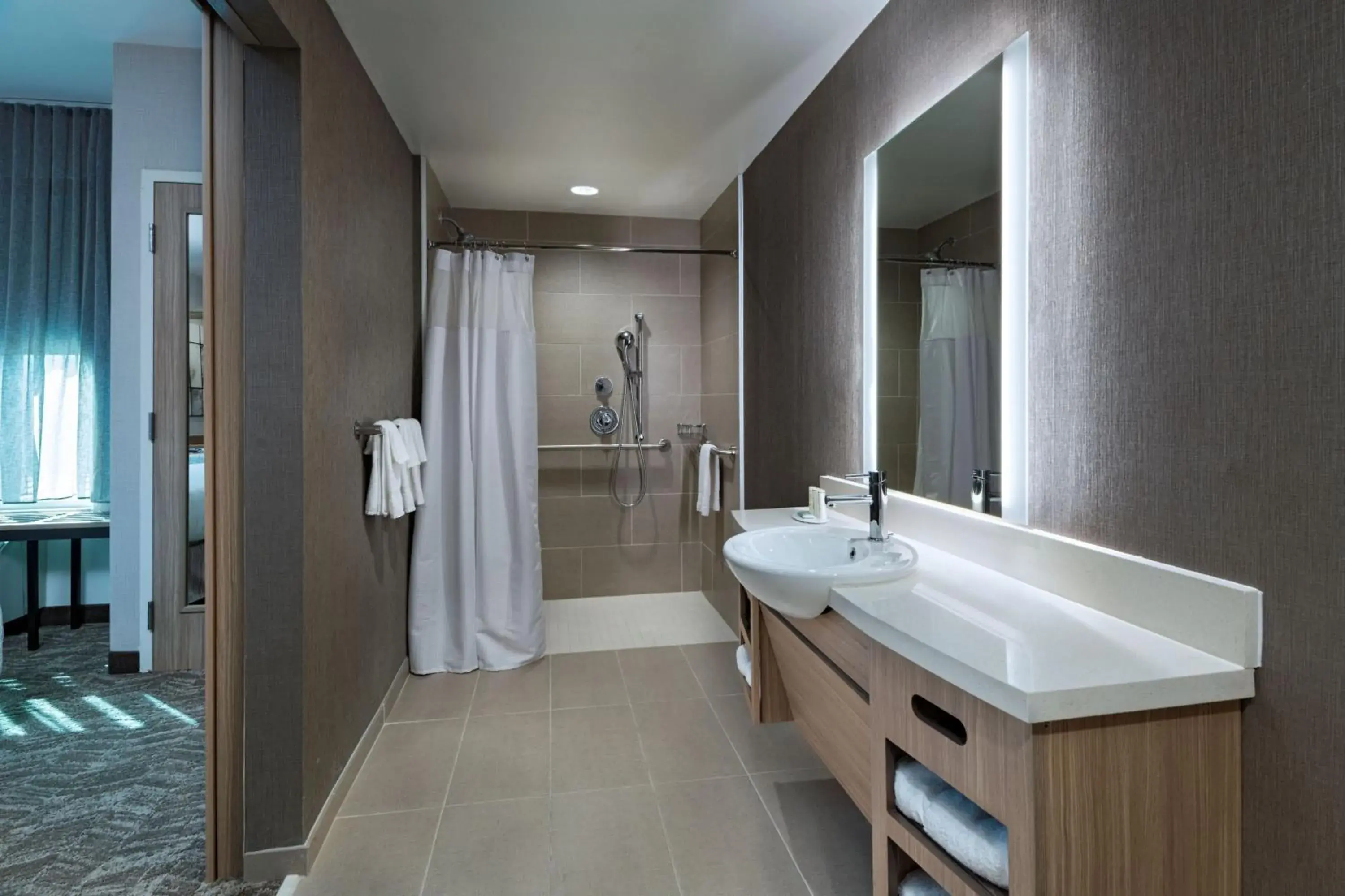Bathroom in SpringHill Suites by Marriott Austin Northwest Research Blvd