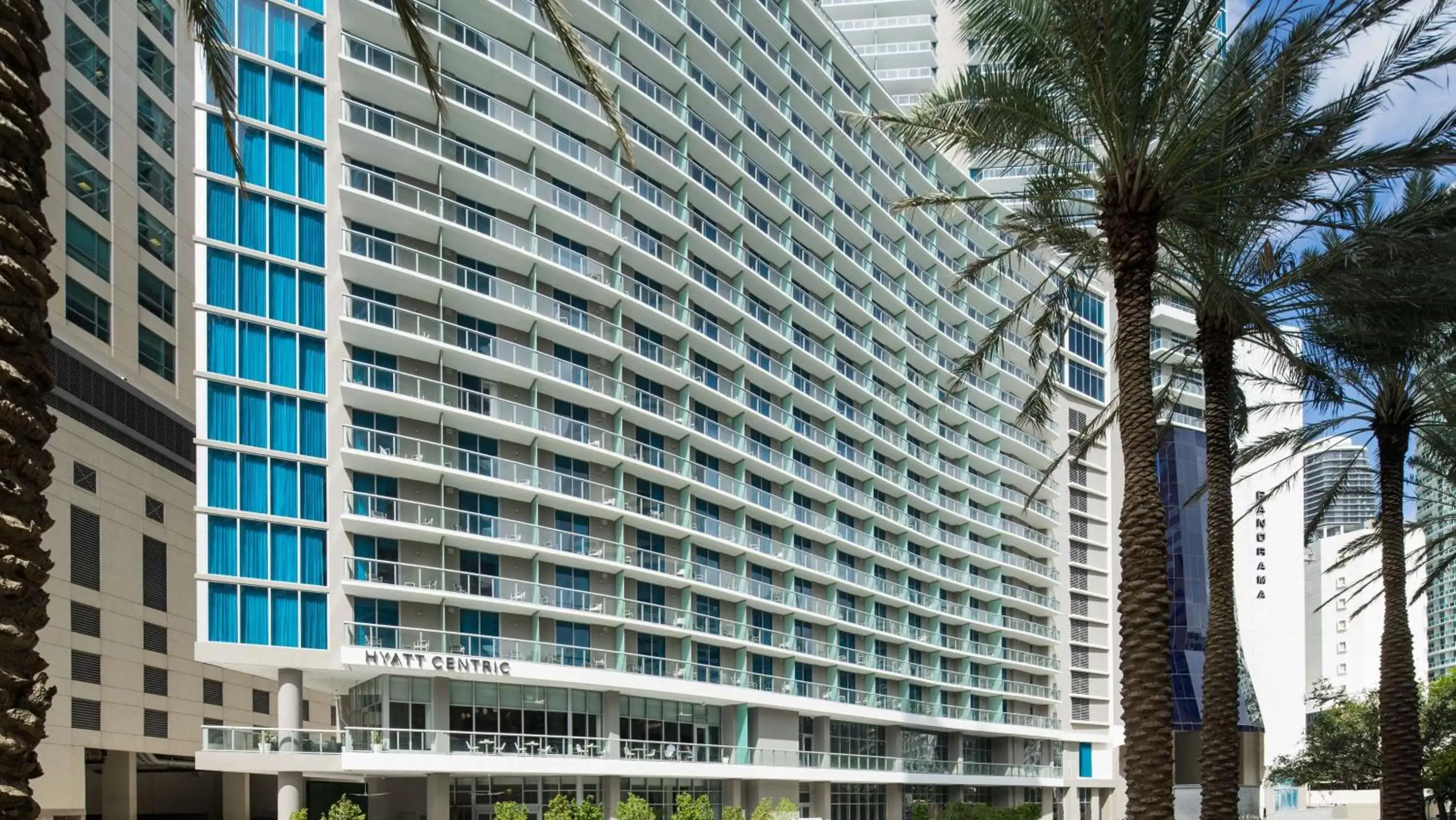Property building in Hyatt Centric Brickell Miami Property building in Hyatt Centric Brickell Miami