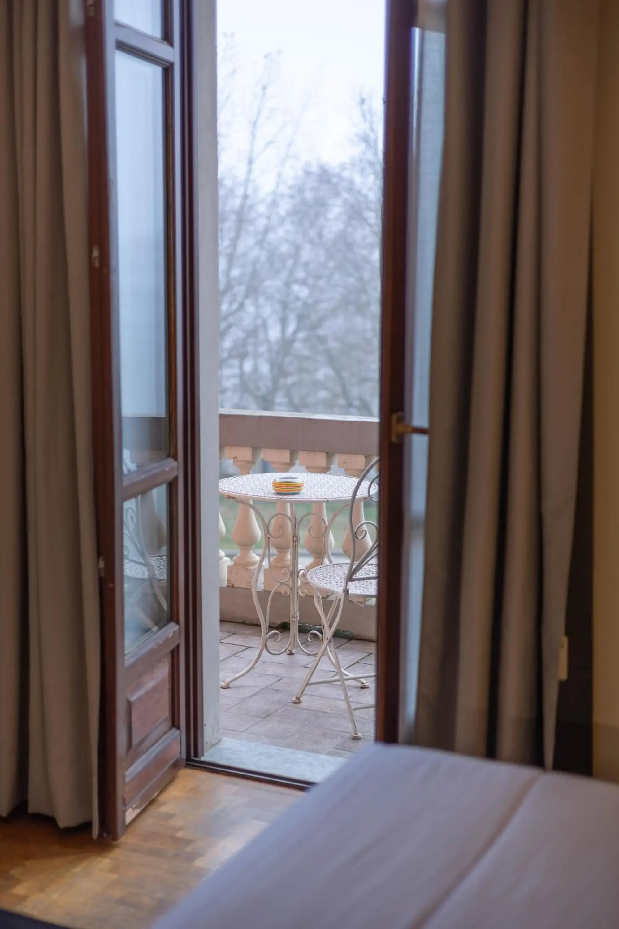 View (from property/room), Balcony/Terrace in Hotel La Fert