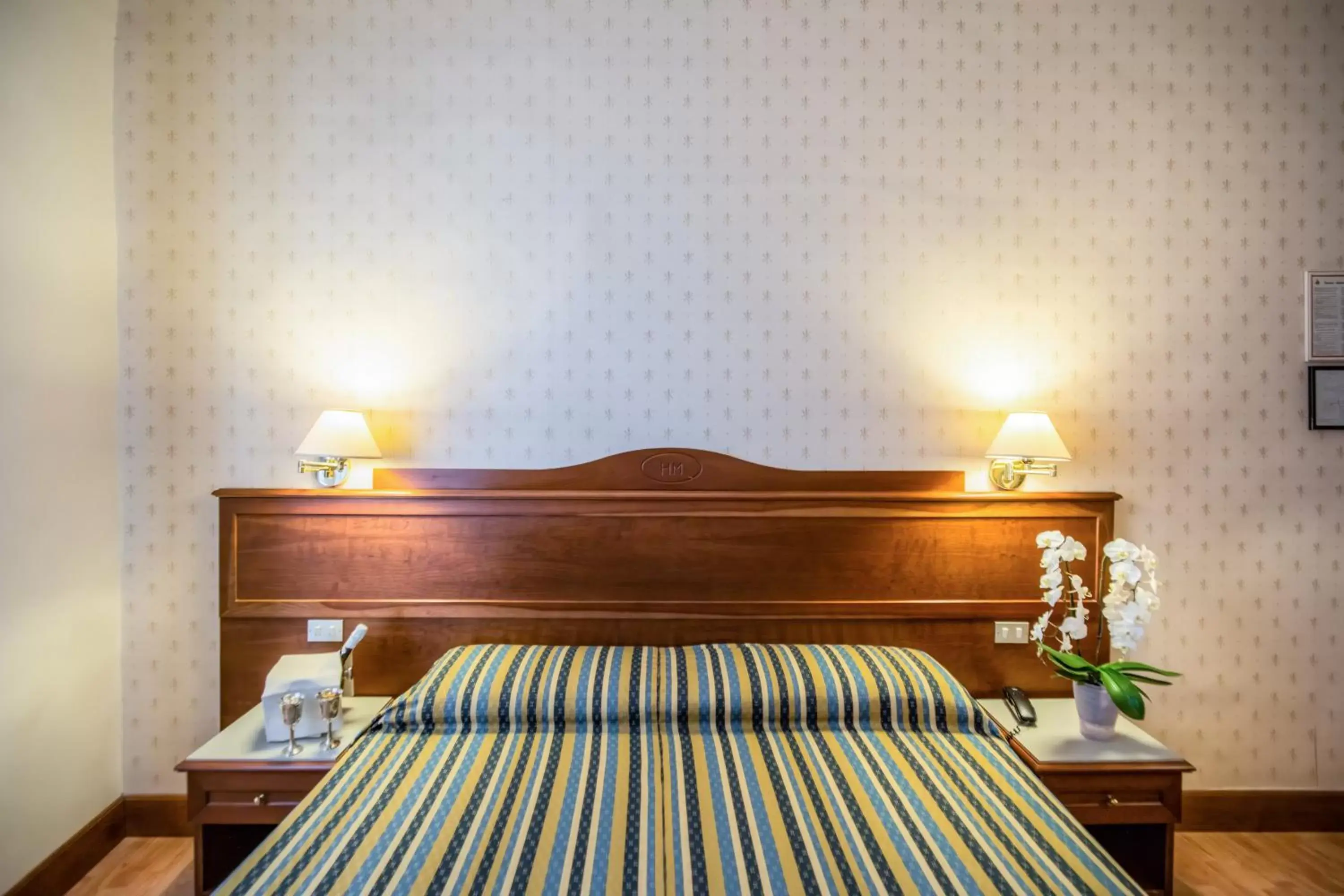 Bed in Hotel Martelli
