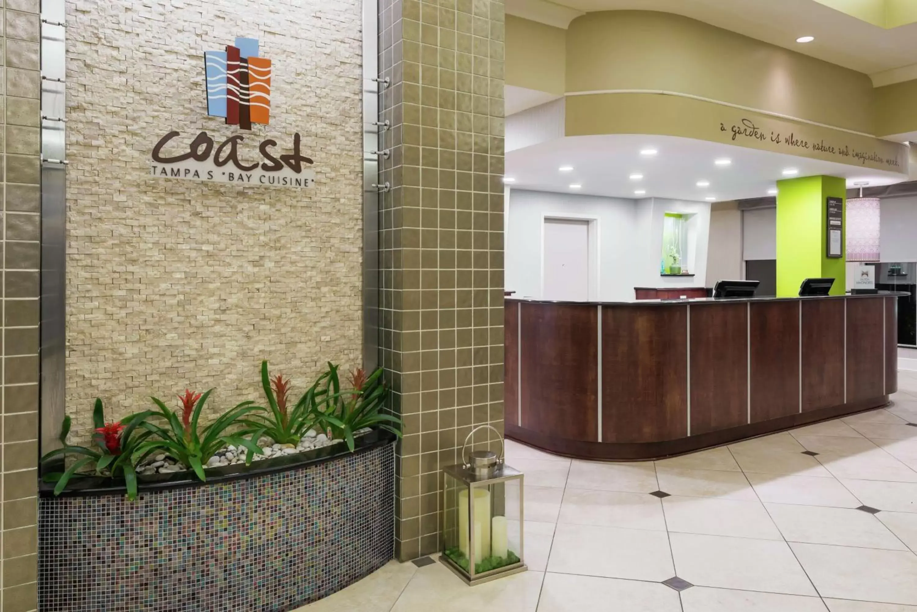 Lobby or reception, Lobby/Reception in Hilton Garden Inn Tampa Airport/Westshore