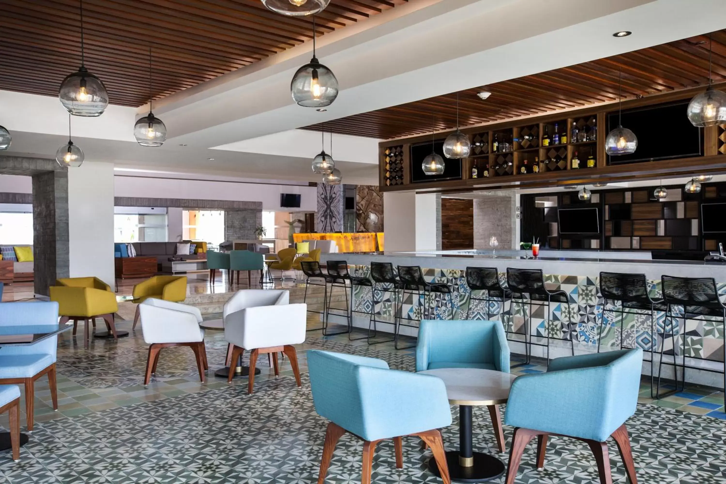 Lounge or bar, Restaurant/Places to Eat in Grand Fiesta Americana Veracruz