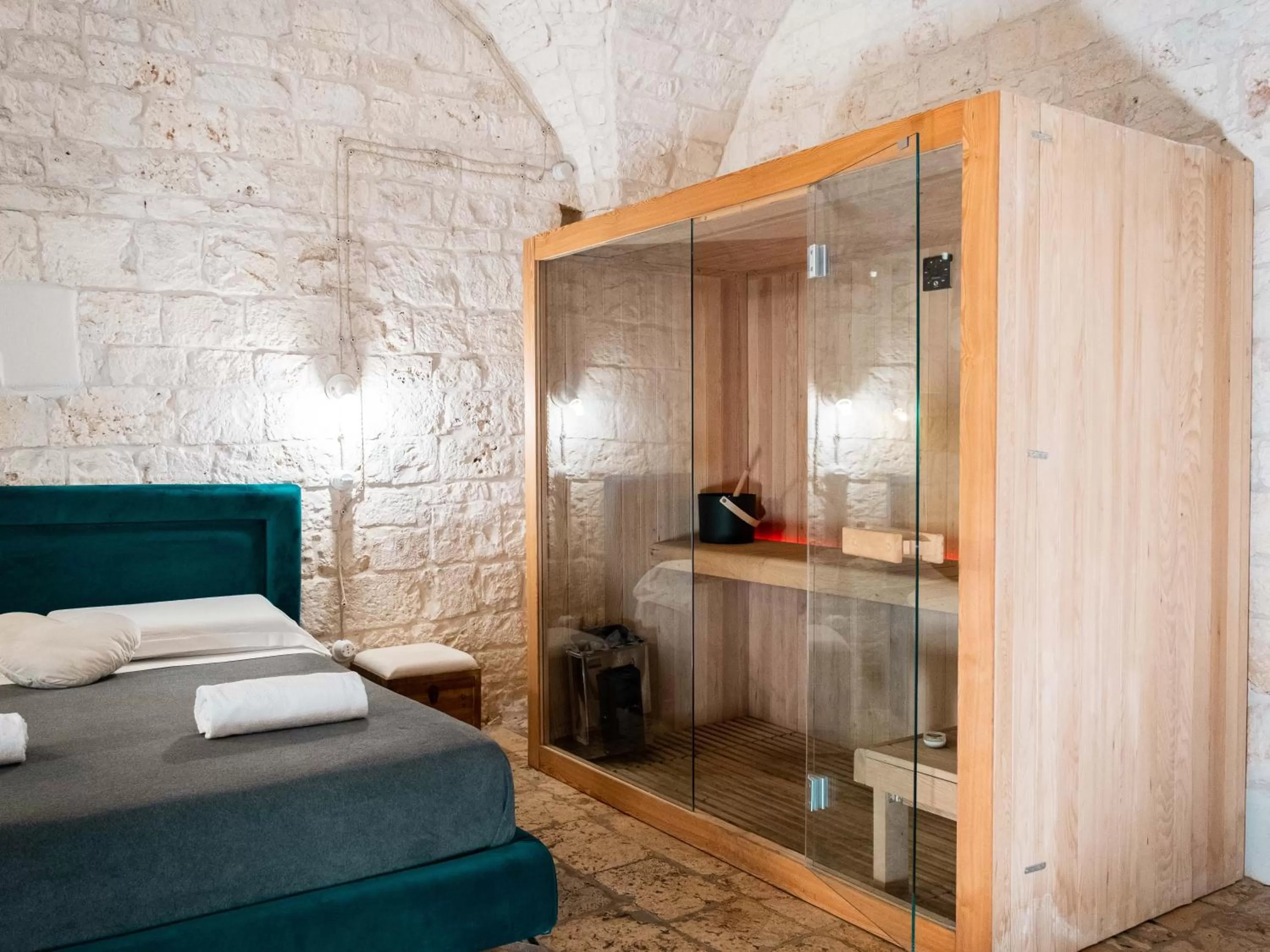 Bed in Dama Bianca Boutique Hotel Ostuni