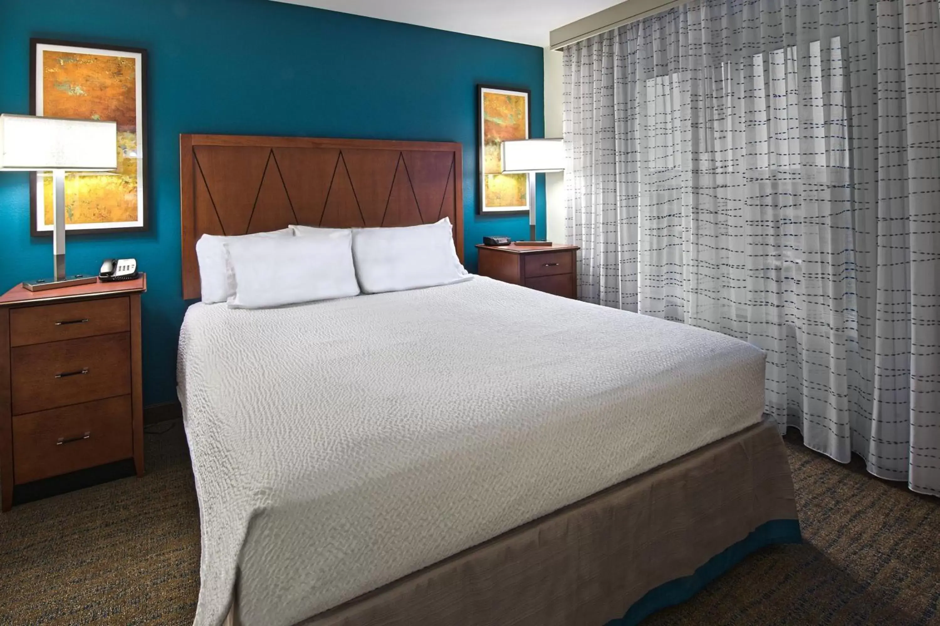 Bedroom, Bed in Residence Inn by Marriott Fayetteville Cross Creek