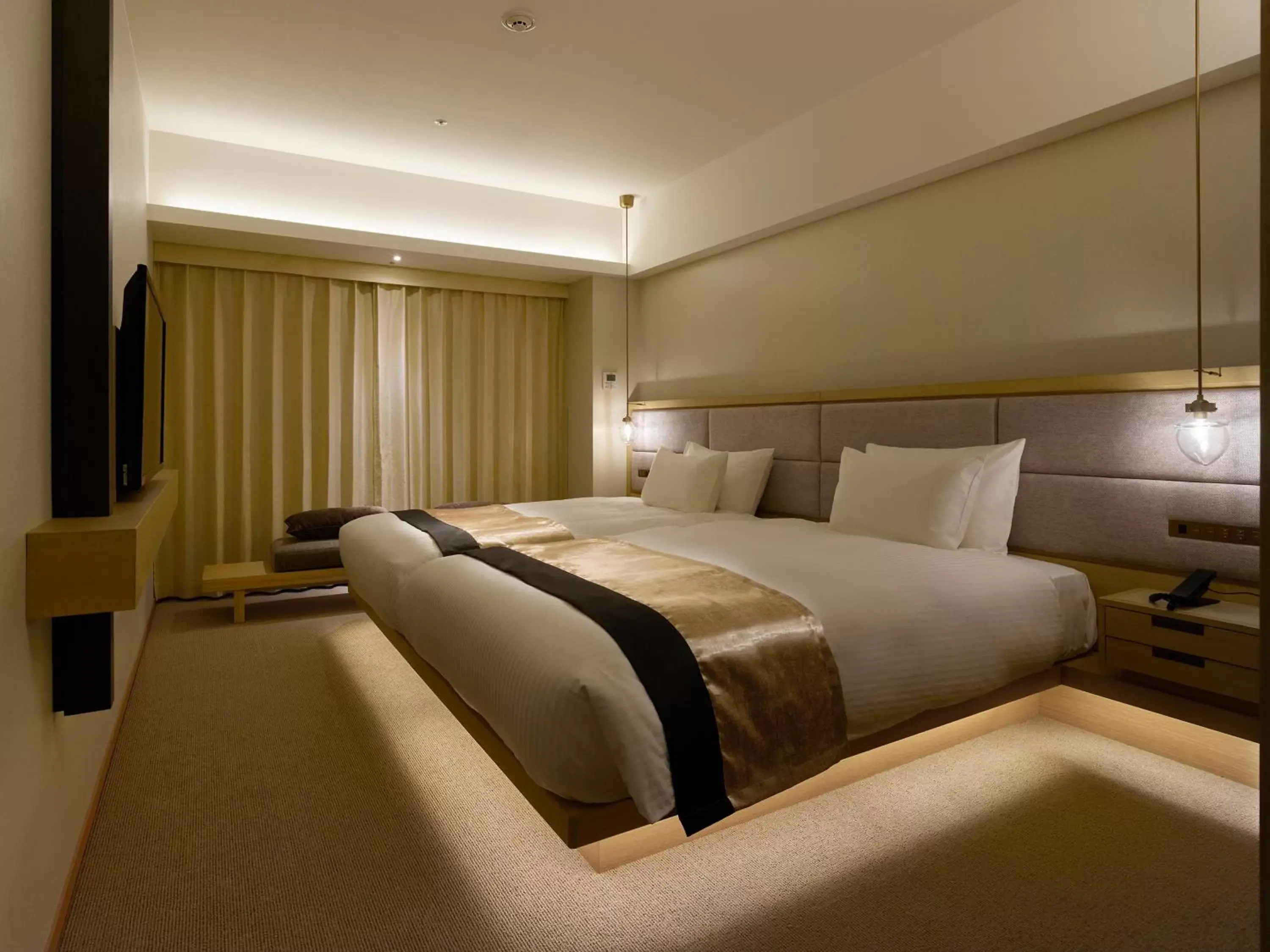 Photo of the whole room, Bed in The Celestine Kyoto Gion