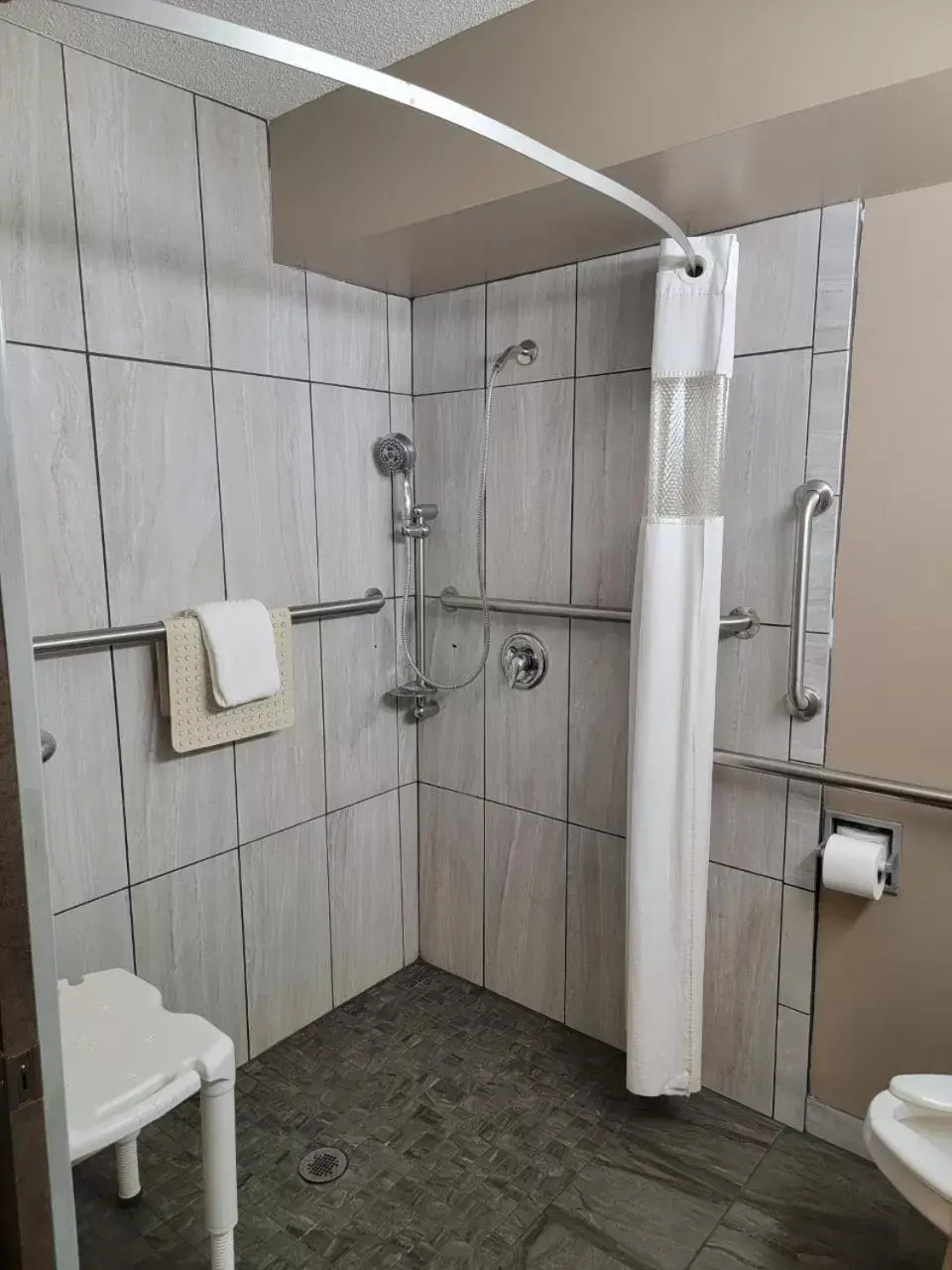 Shower, Bathroom in Ramada by Wyndham Angola/Fremont Area