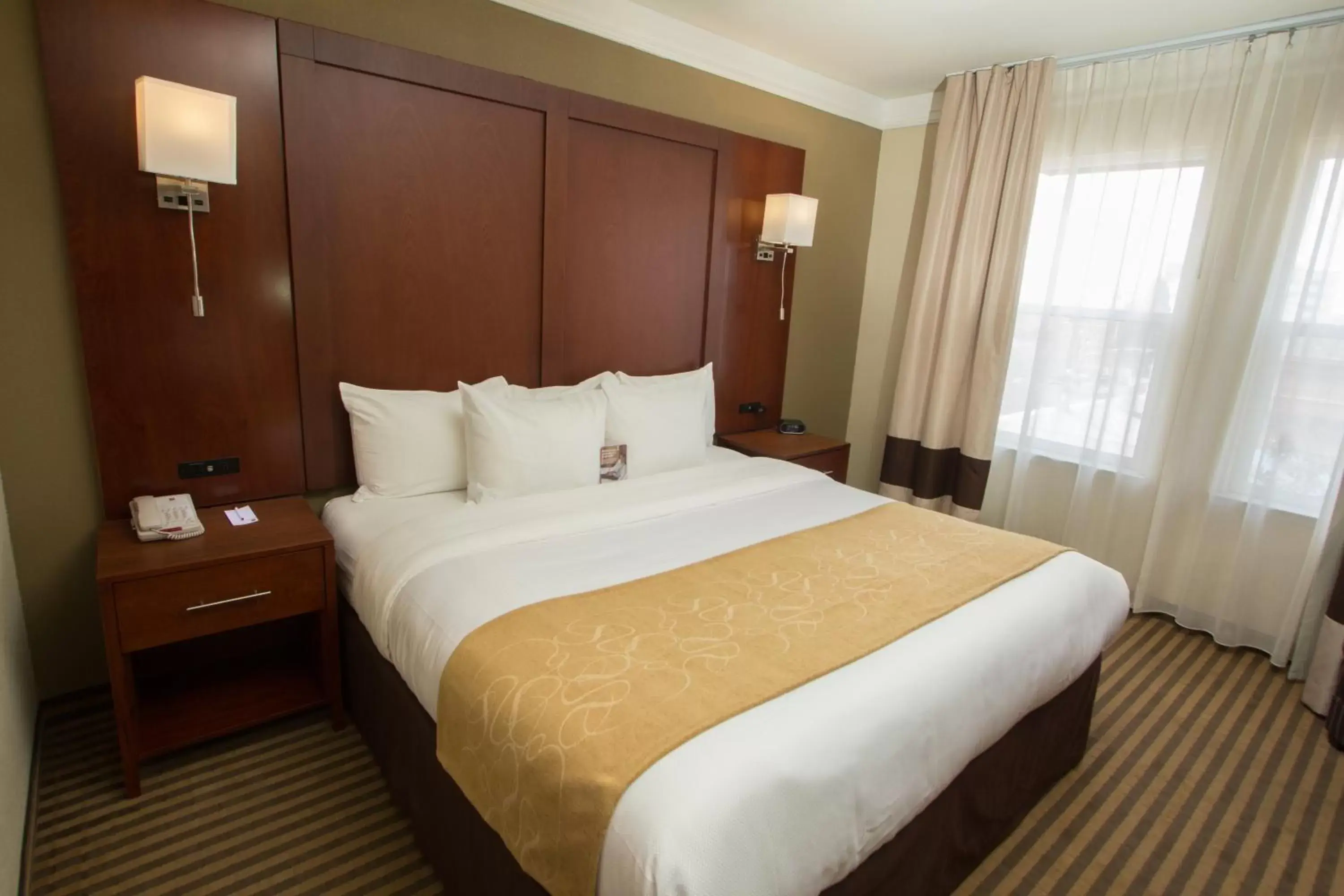 Bed in Comfort Suites Visalia Convention Center