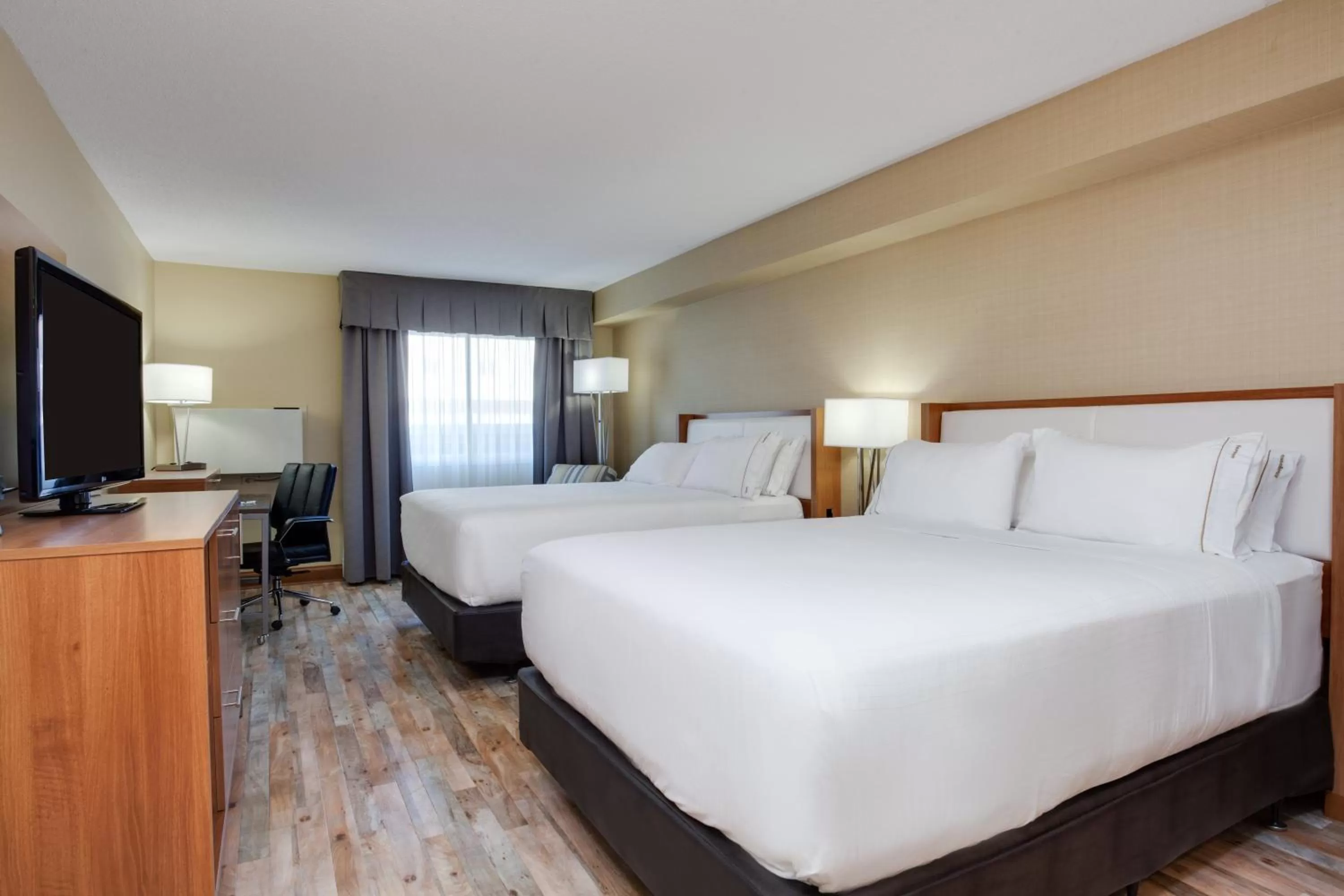 Photo of the whole room, Bed in Holiday Inn Express Hotel & Suites Uptown Fredericton by IHG