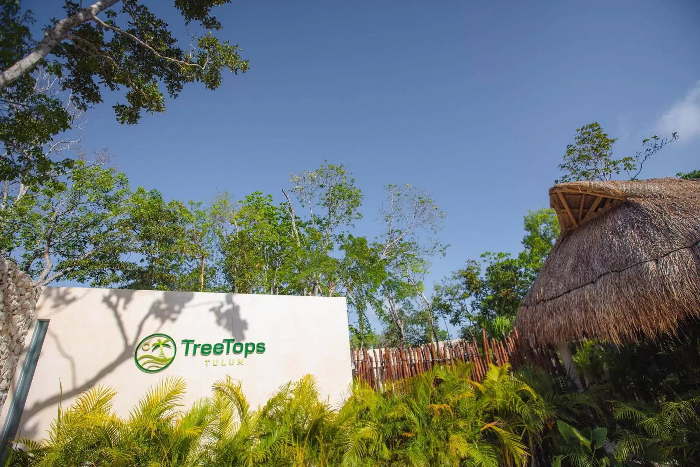 Facade/entrance, Property Building in Suites at TreeTops Tulum