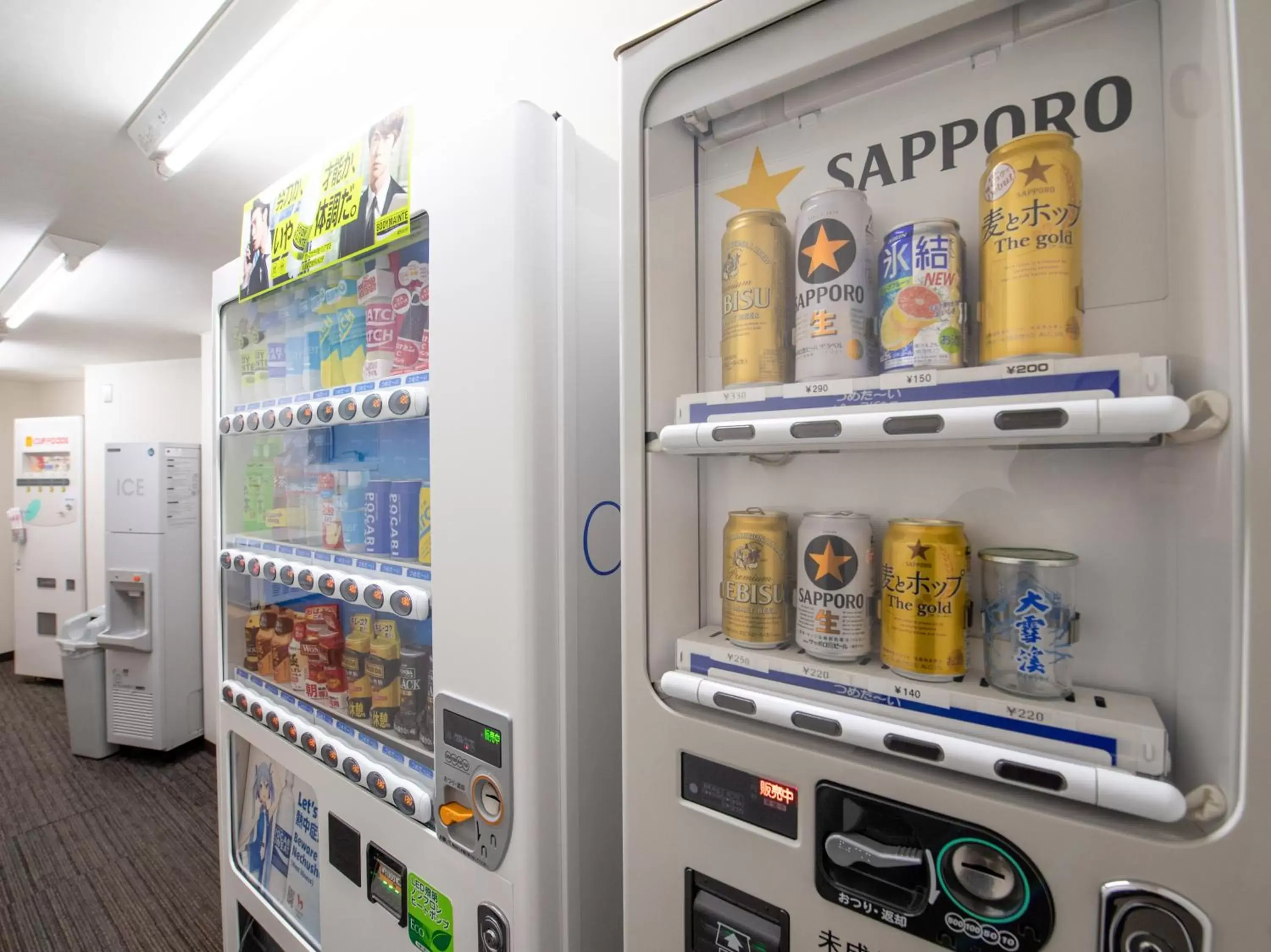 vending machine in Hotel Iidaya