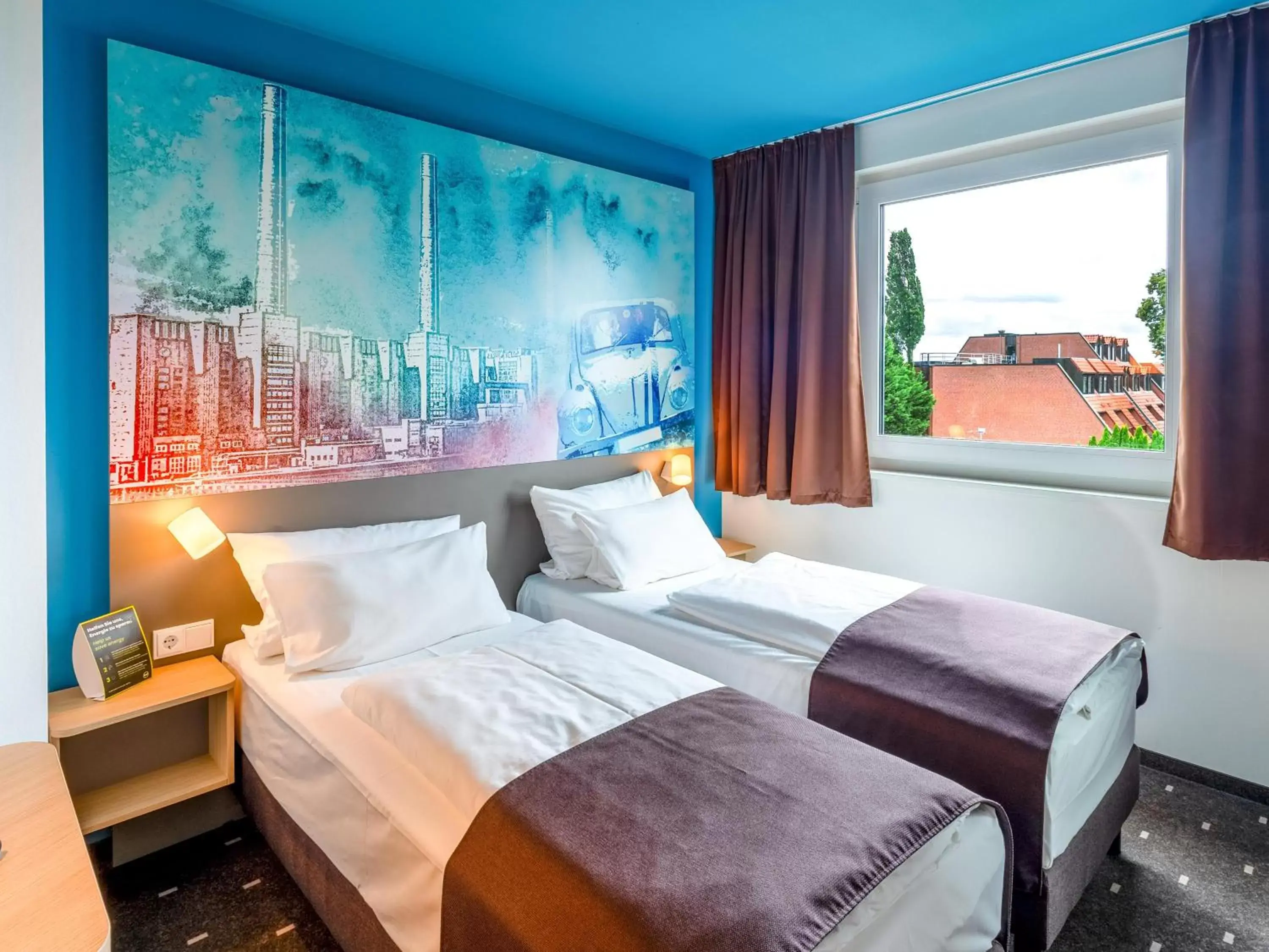 Photo of the whole room, Bed in B&B Hotel Wolfsburg-Weyhausen