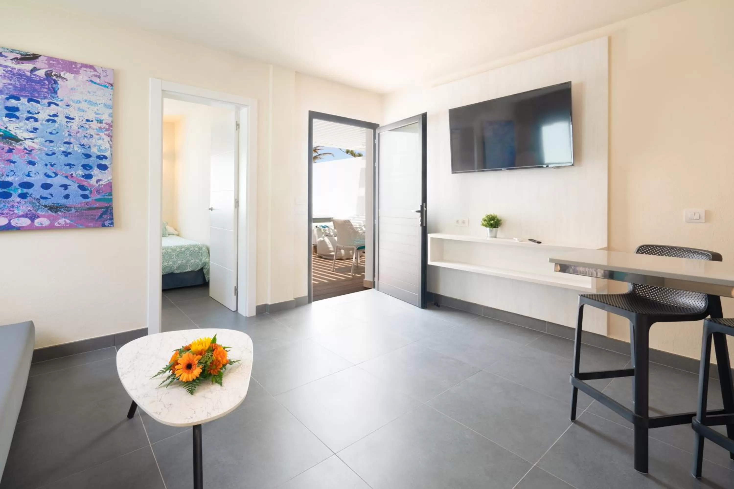 TV and multimedia in Relaxia Lanzasur Club - Aqualava Water Park