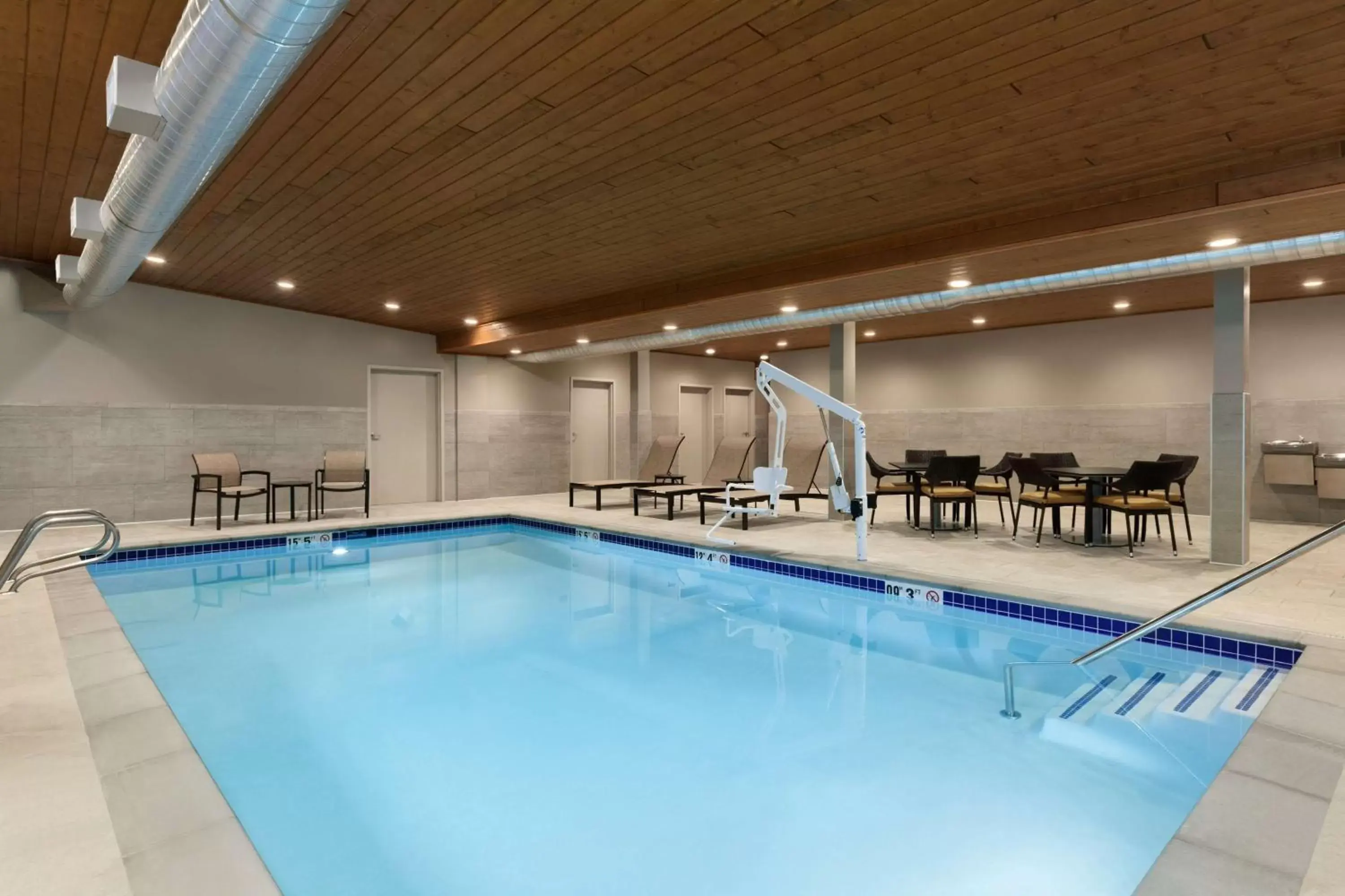 Pool view, Swimming Pool in Hampton Inn & Suites Seattle/Renton, Wa