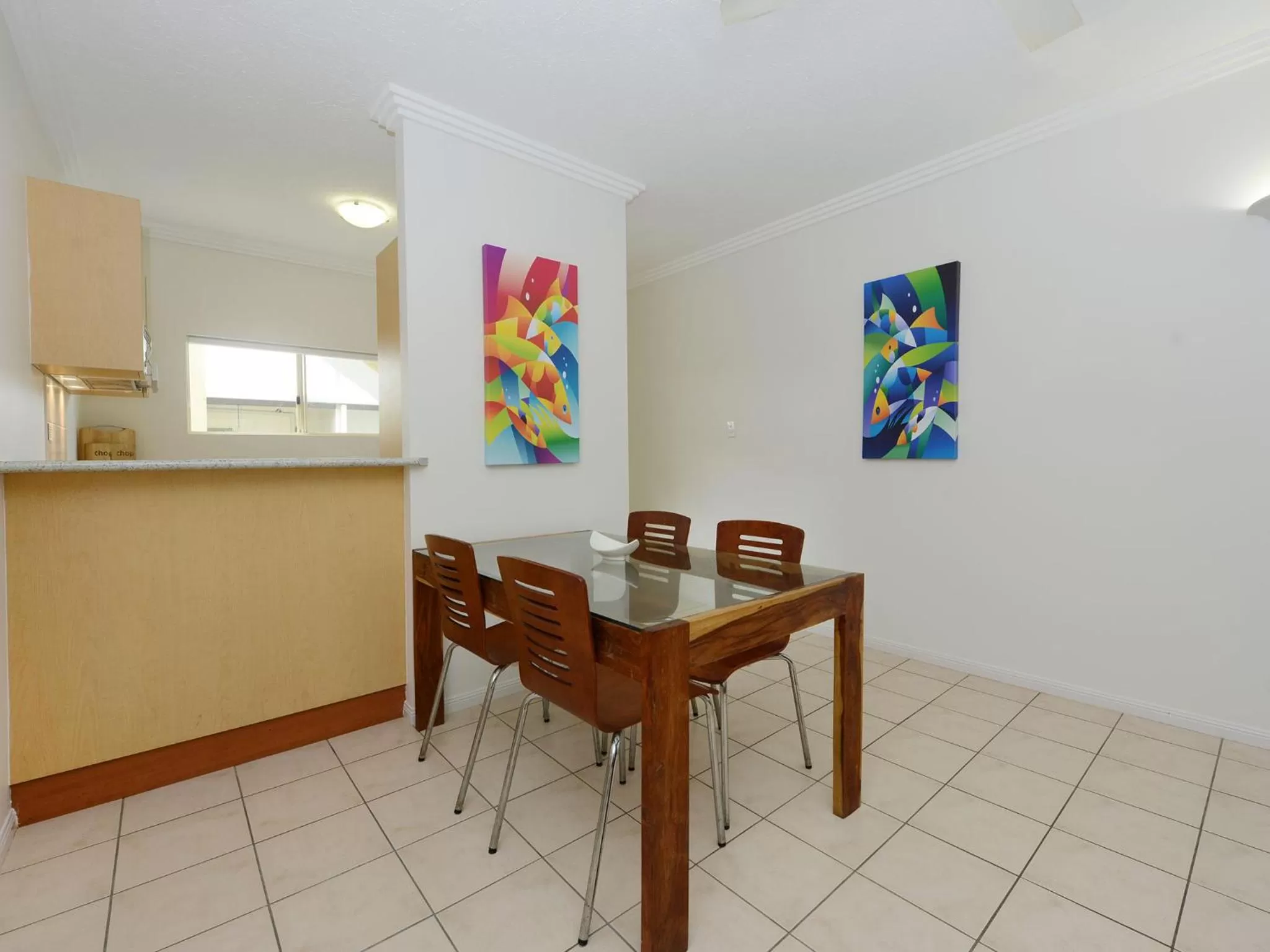 Dining area in Central Plaza Port Douglas
