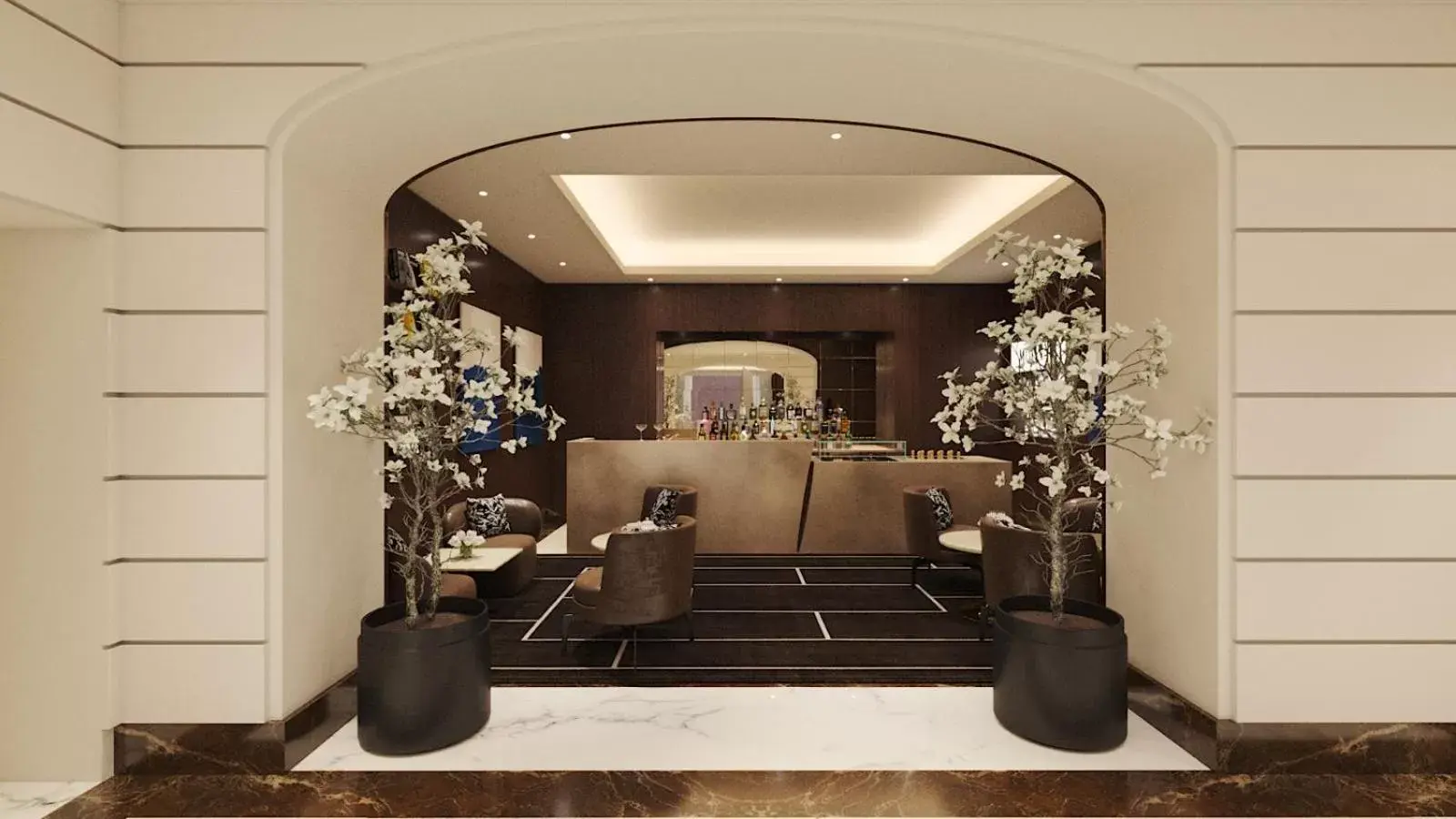 Lounge or bar, Lobby/Reception in The First Arte - Preferred Hotels & Resorts