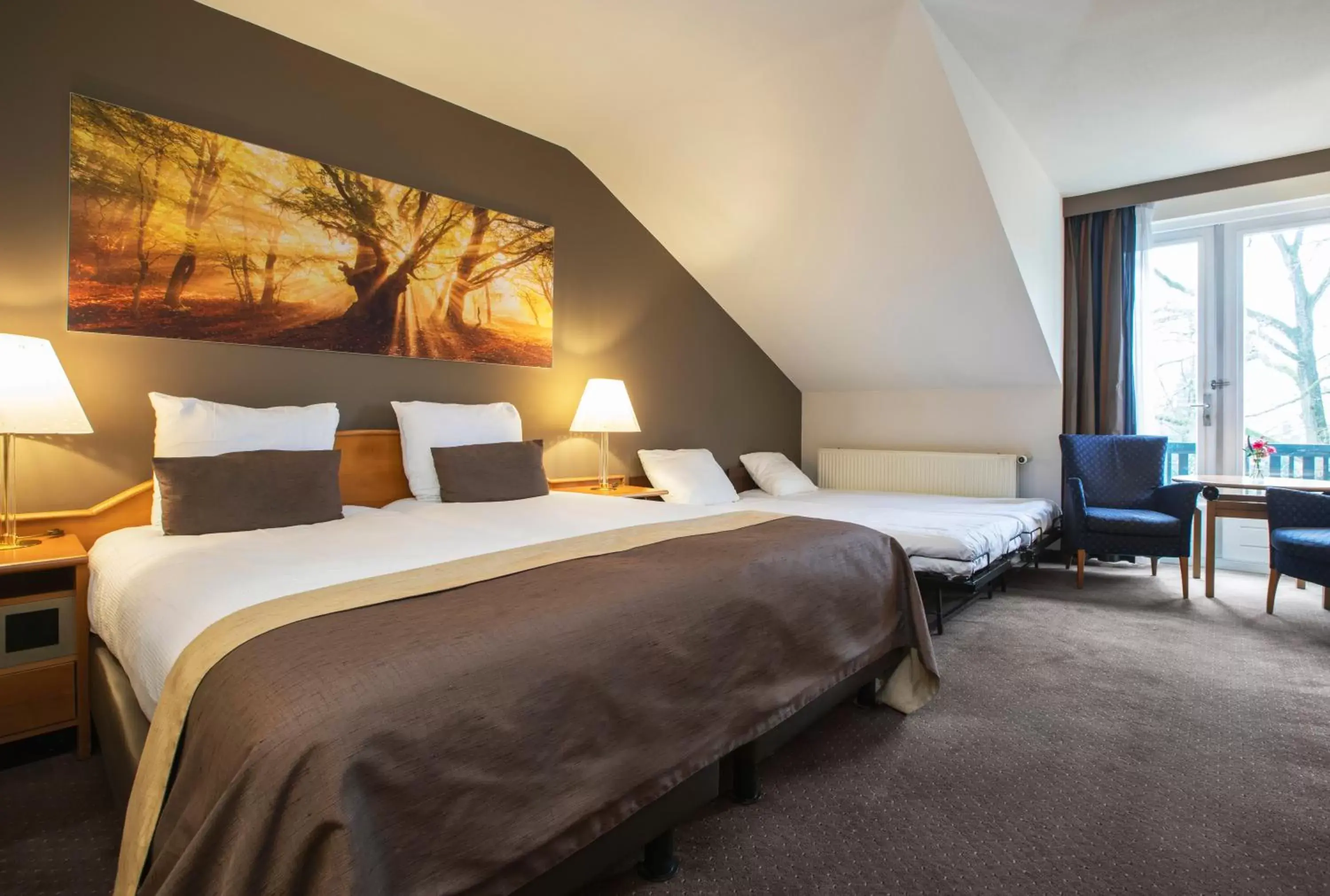 Photo of the whole room, Bed in Fletcher Hotel-Restaurant Klein Zwitserland