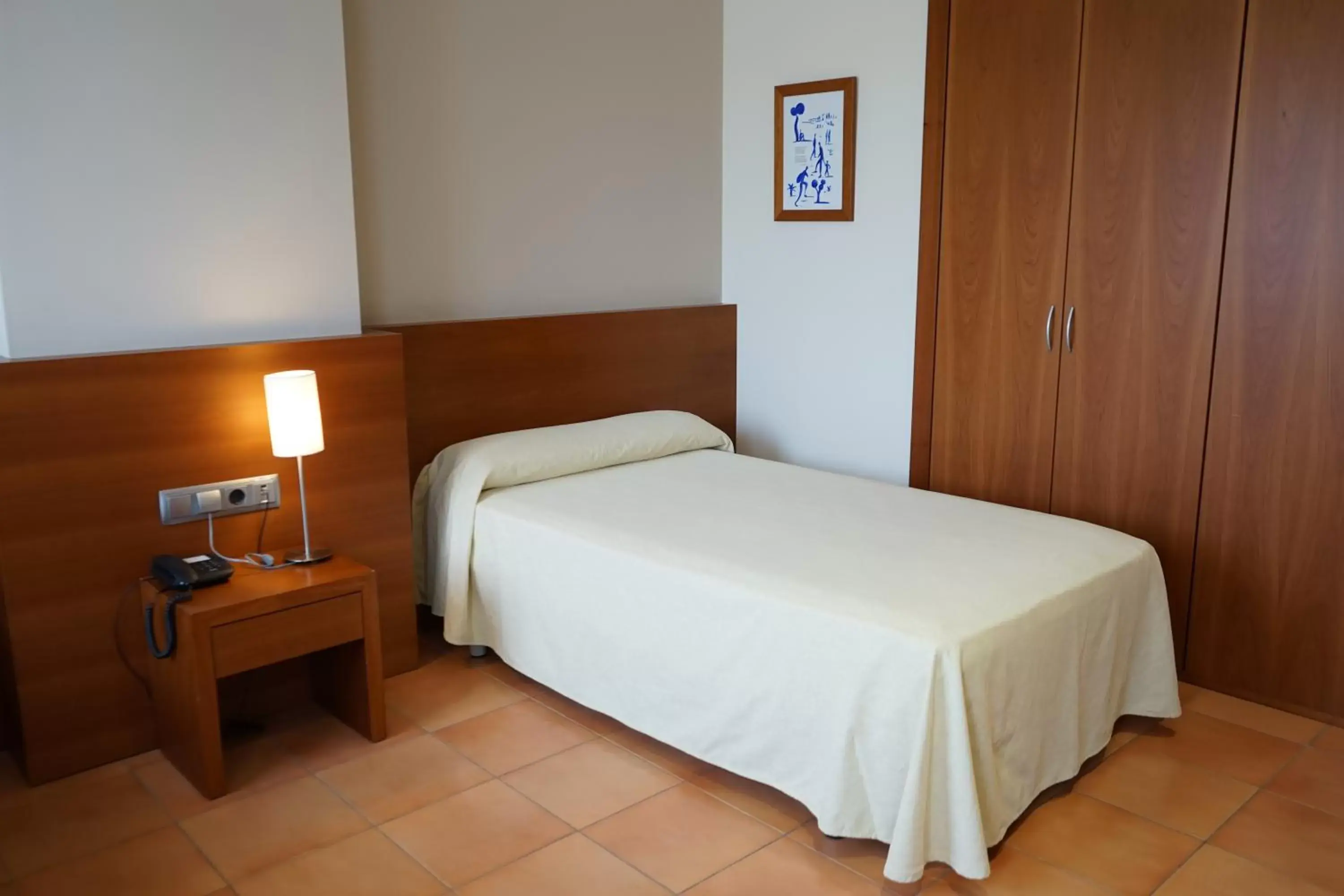 Bed in Hotel Santuari