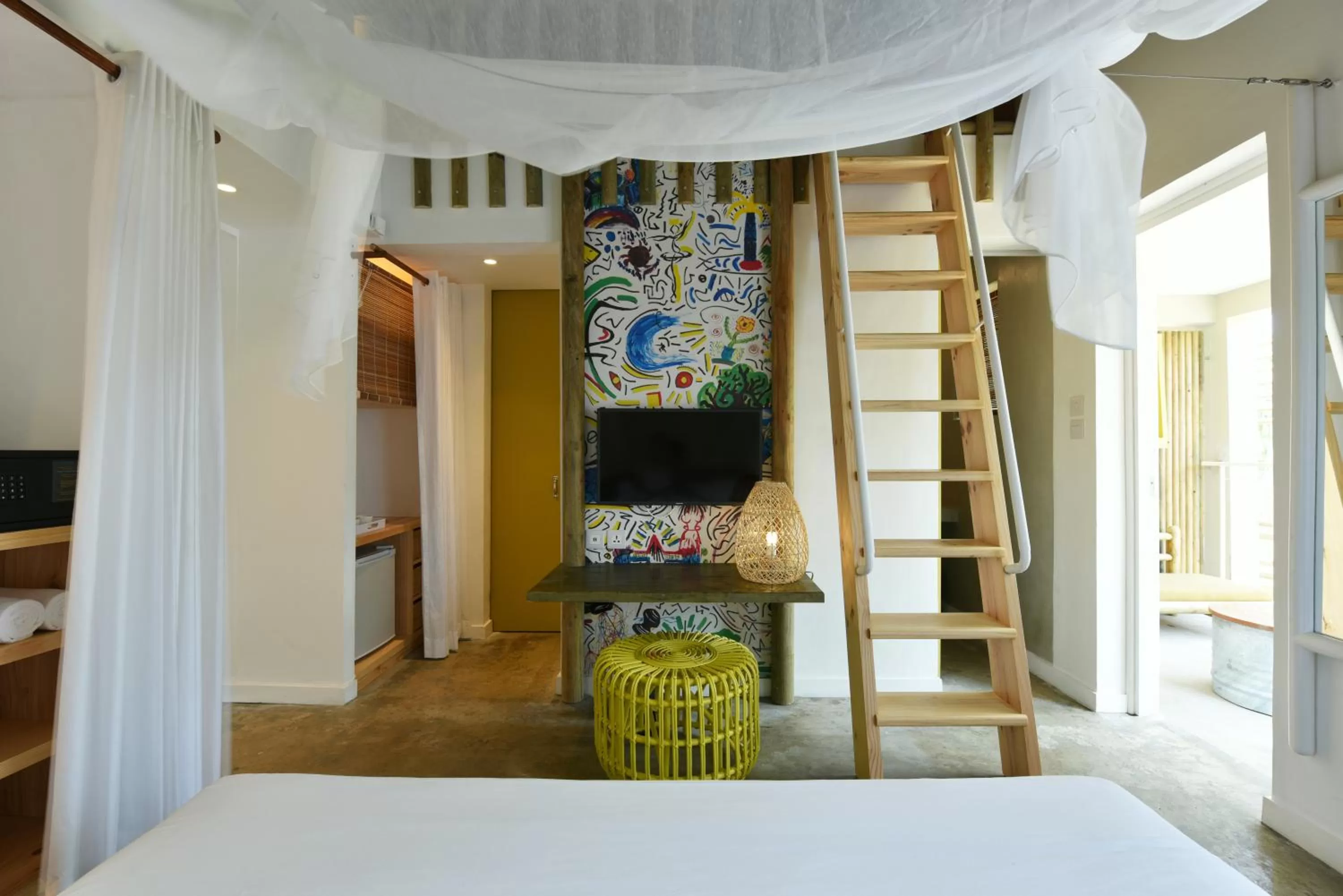 Bed in Veranda Tamarin Hotel & Spa