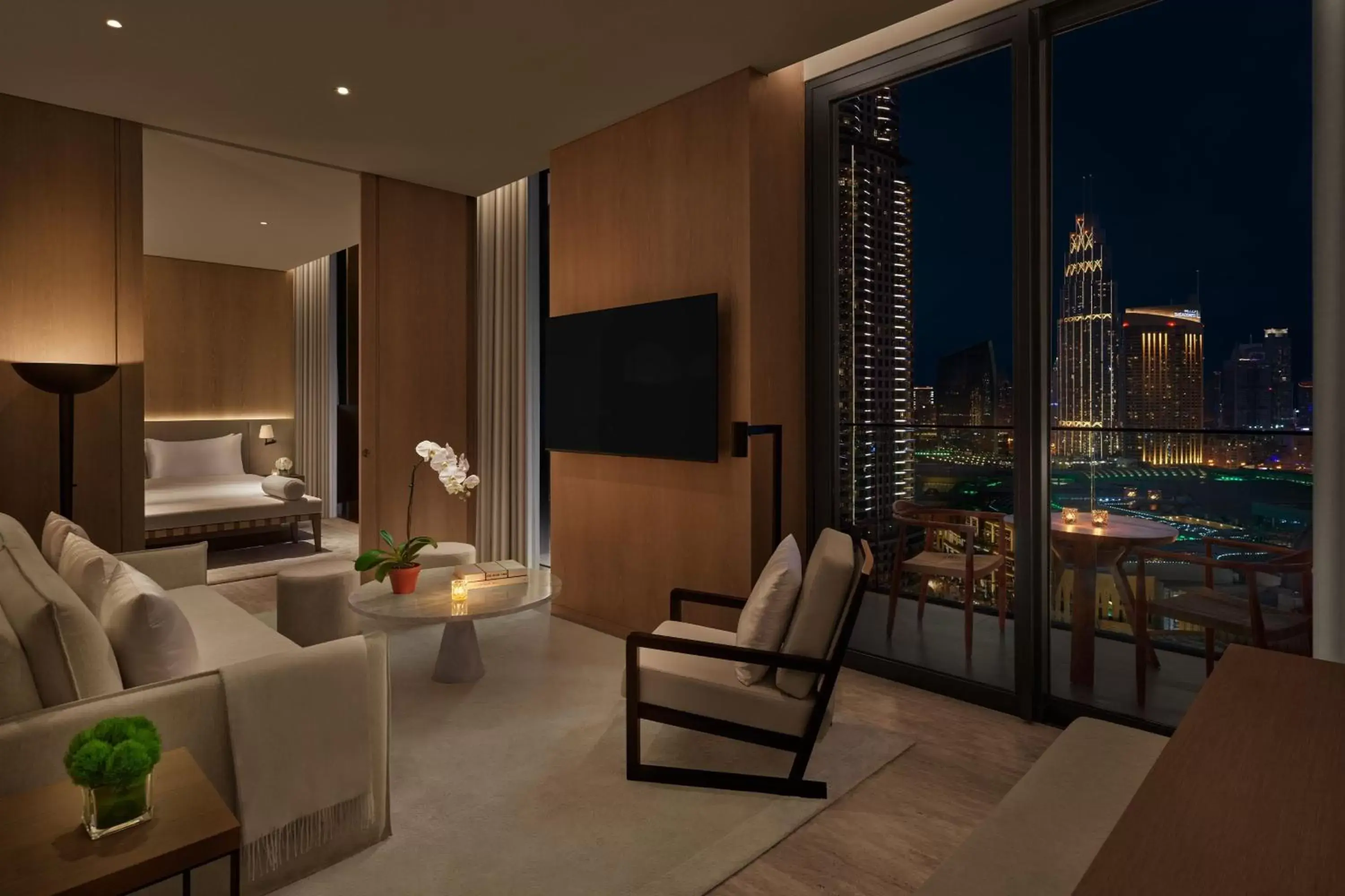 Living room, Seating Area in The Dubai EDITION