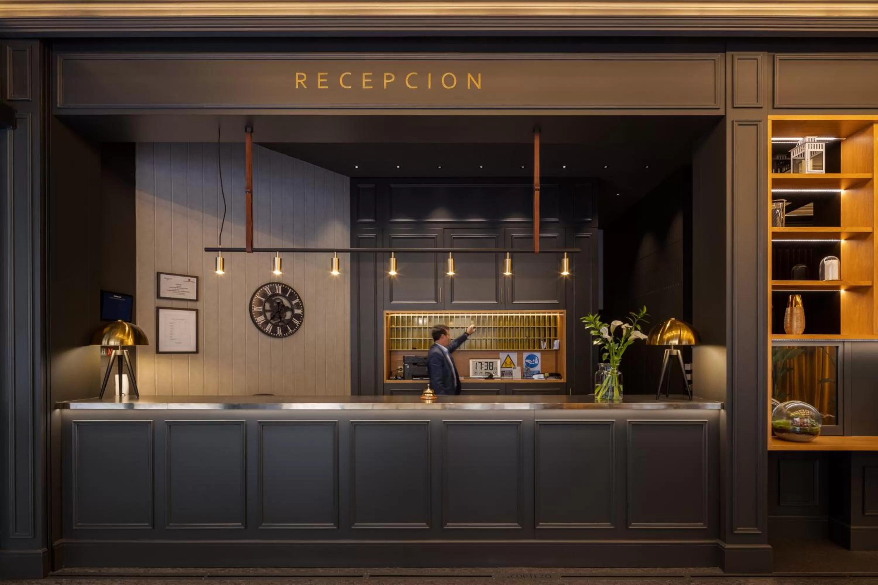 Lobby or reception in Hotel Cortezo